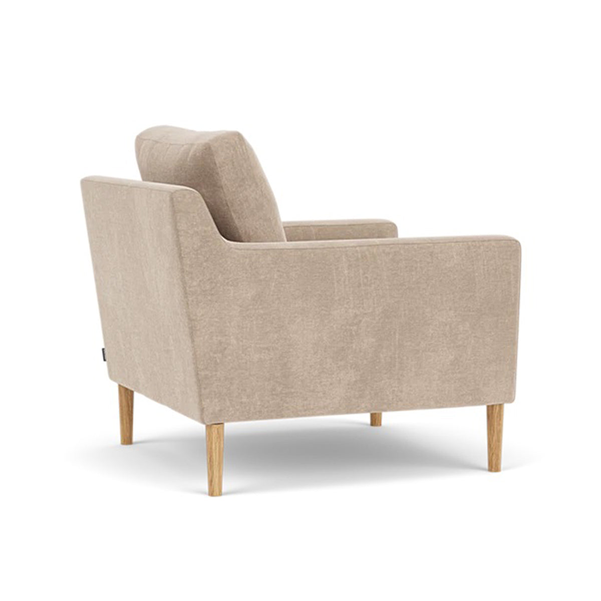 Astha Fabric Armchair - Modern Upholstered Accent Chair for Living Room, Bedroom & Office - Comfortable Lounge Chair with Soft Fabric & Sturdy Frame