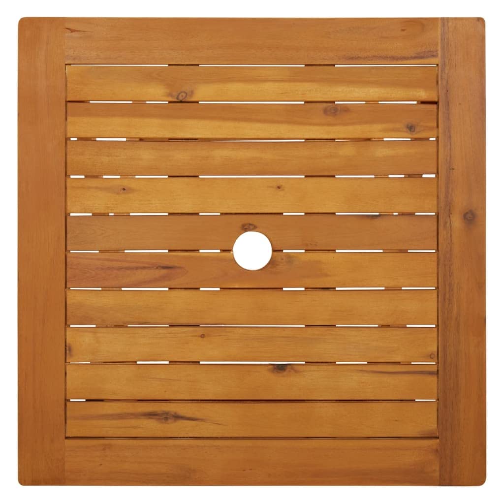Folding Acacia Wood Patio Table 23.6