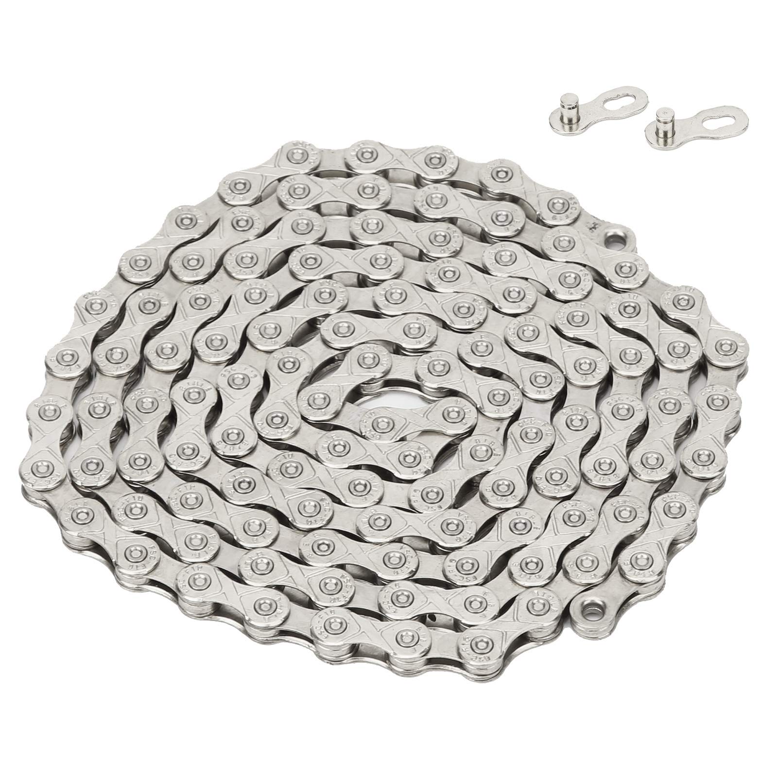 Shanrya F10 10-Speed Steel Bicycle Chain - Heavy Duty, Durable & Adjustable for Hybrid, Mountain, Road & Folding Bikes - Perfect for Beginners & Commuters (300g) | Ideal for Urban Cycling, Off-Road Adventures & Daily Commutes