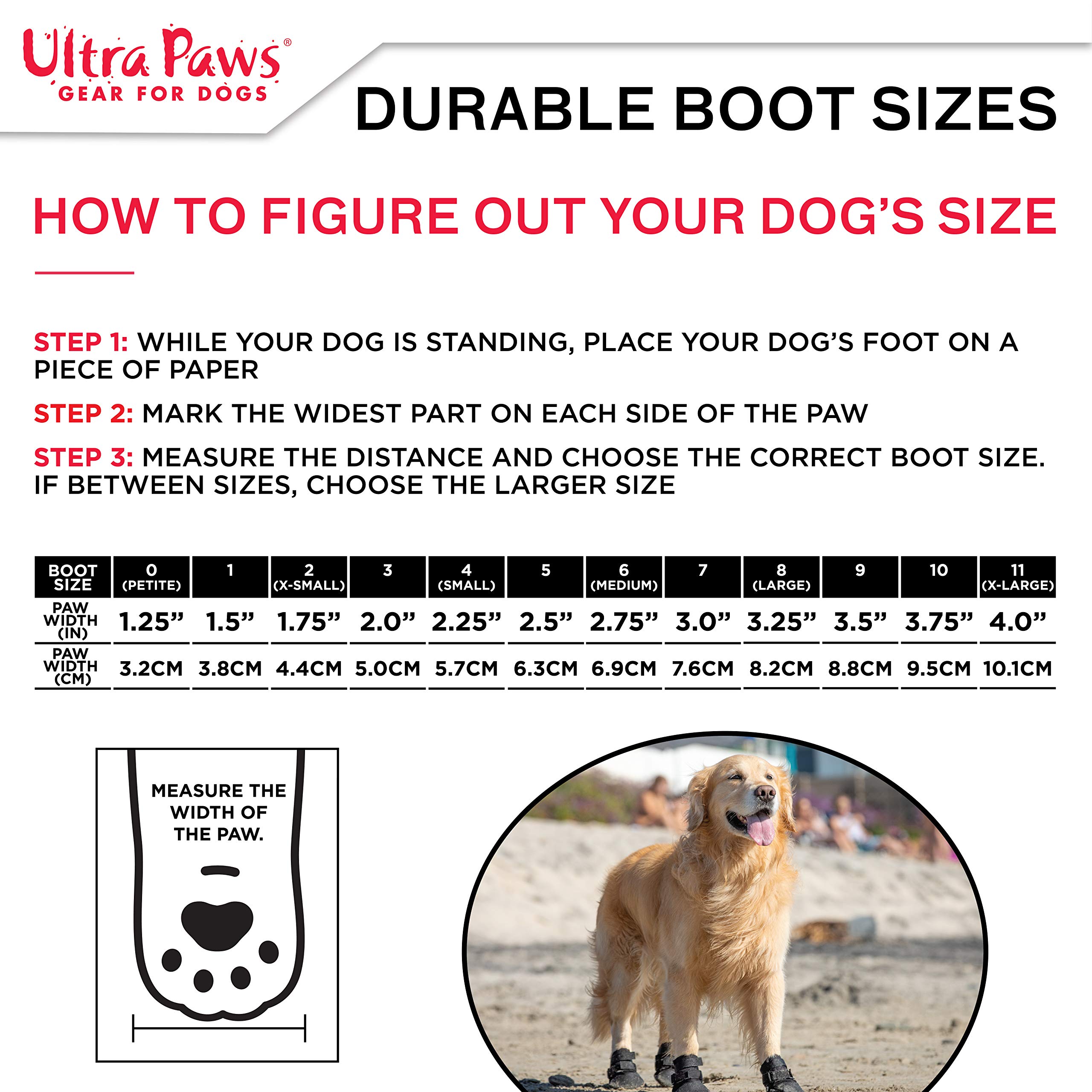 Durable Dog Boots for Hot Pavement - Heat & Water Resistant Dog Shoes with Paw Protection for Medium Dogs (Size 7) | Perfect for Summer Walks, Hiking & Outdoor Adventures