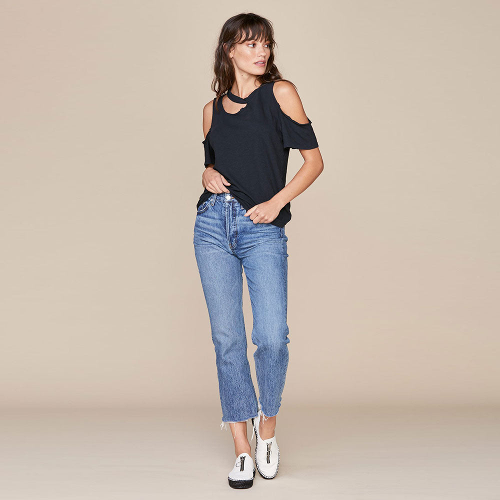 LNA Avalanche Tee - Women's Soft Cotton Short Sleeve T-Shirt for Casual Wear & Street Style | Perfect for Everyday Outfits, Travel & Lounge