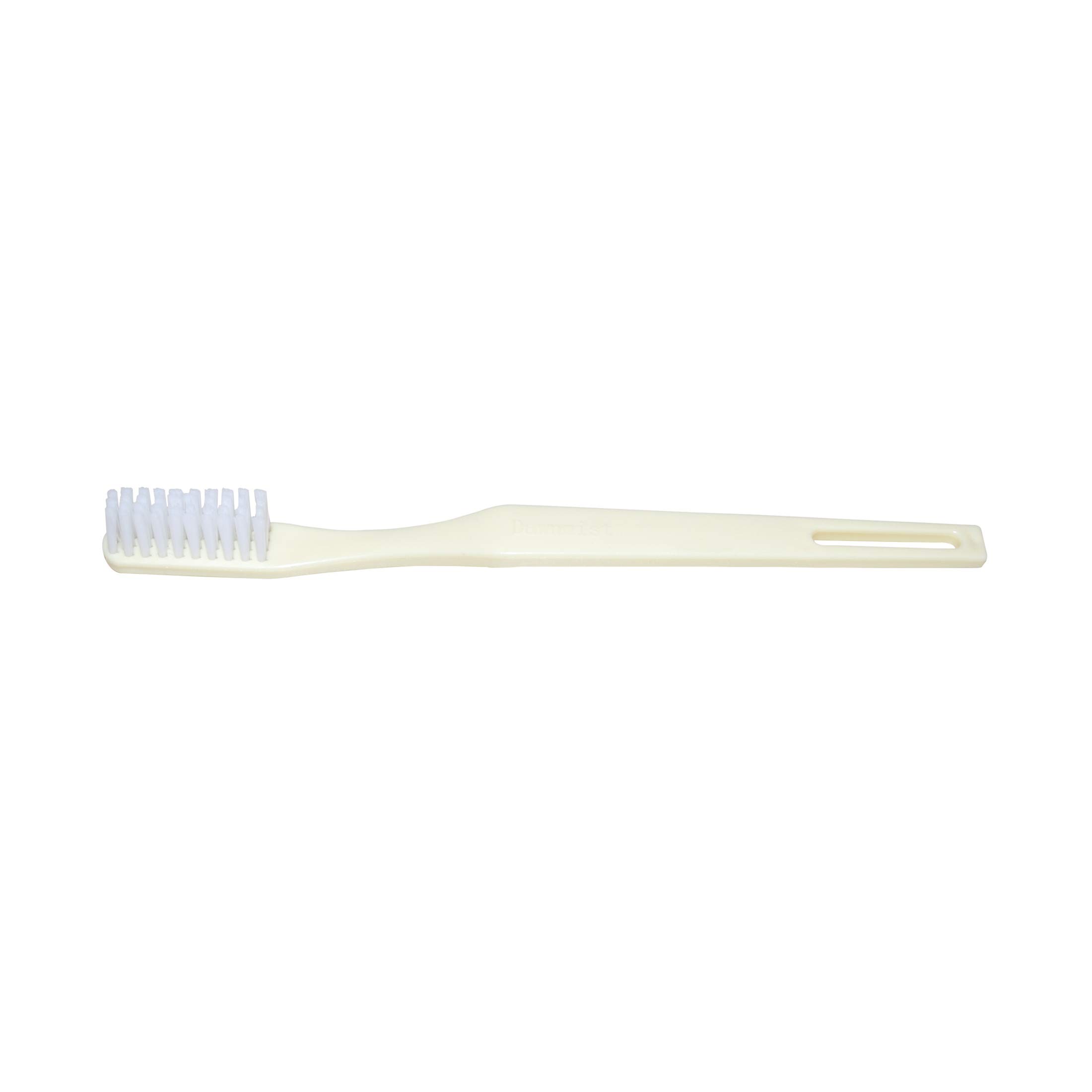 Dukal Professional Toothbrush - 39 Tuft White Nylon Bristles with Ivory Handle - 1440 Count Bulk Pack (144 Boxes of 10) - Ideal for Dental Clinics, Schools, Hotels & Travel Kits