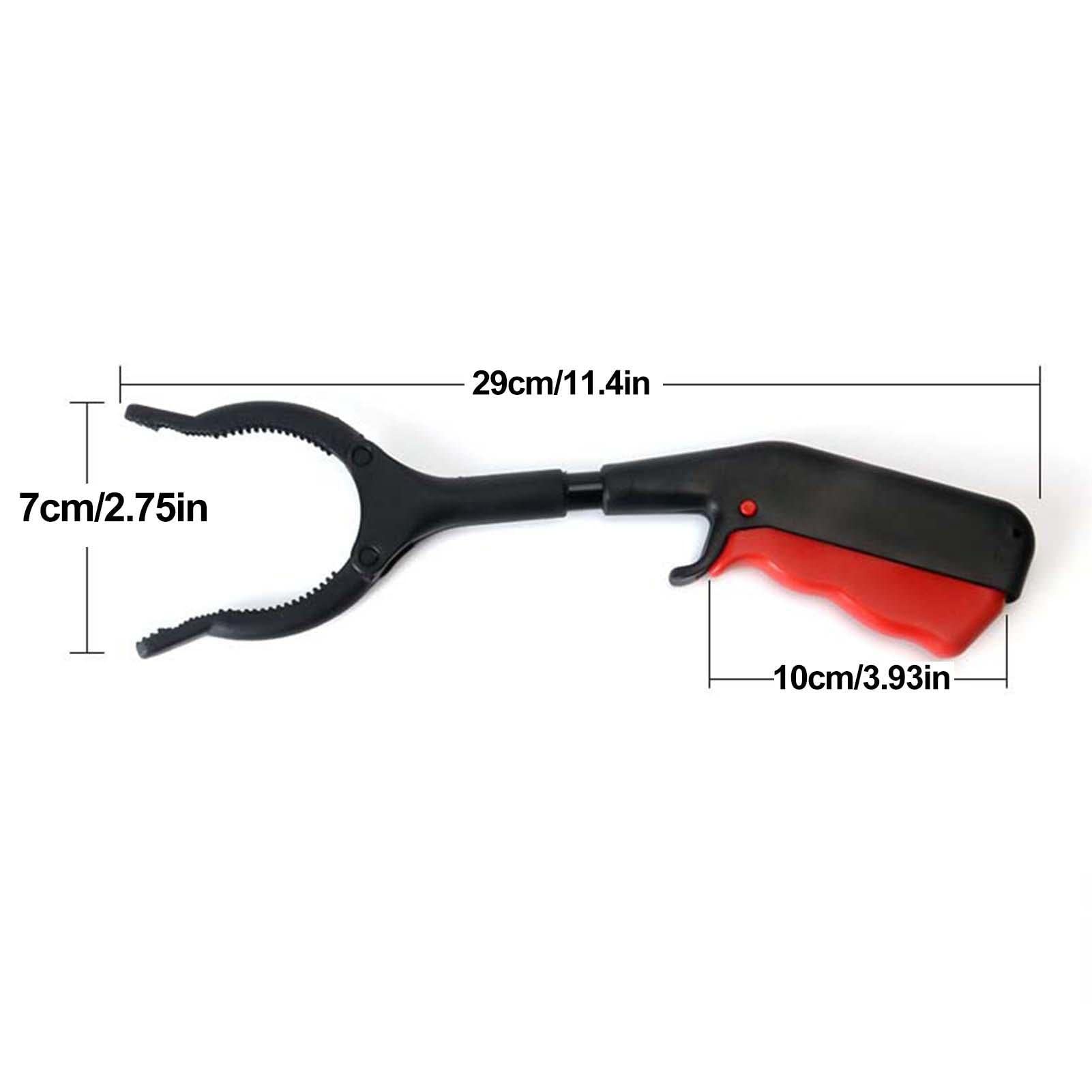 Reacher Grabber Tool - 11.81 Inch Non-Slip Claw Pick Up Stick with Ergonomic Handle | Mobility Aid & Assist Tool for Elderly, Disabled | Perfect for Trash Pickup, Gardening, and Hard-to-Reach Items (30cm Extended Reach)