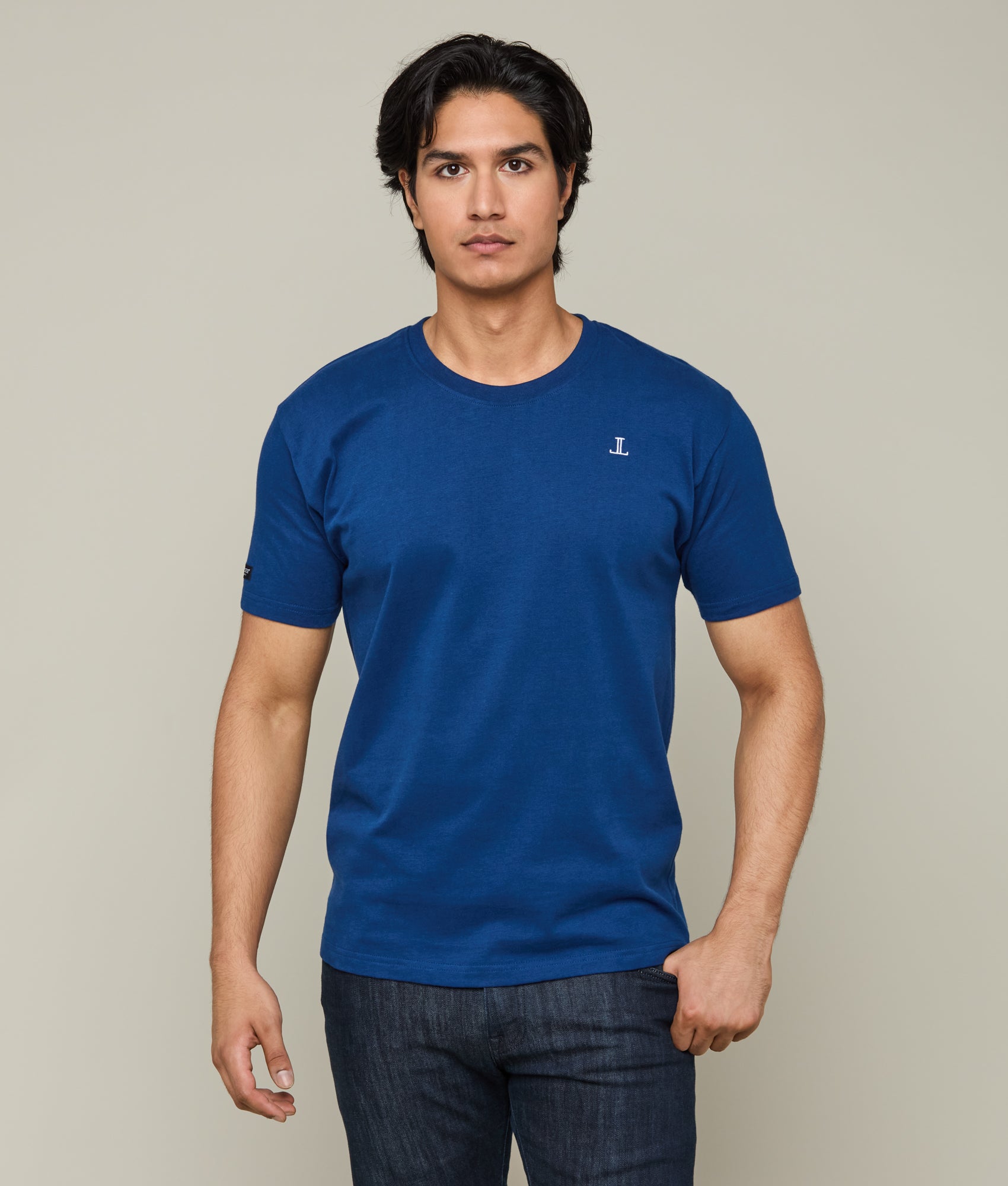 Lucchese Navy Bootmaker Tee - Premium Quality Men's Western Shirt for Cowboy & Ranch Wear | Perfect for Rodeo, Country Music Festivals & Outdoor Adventures