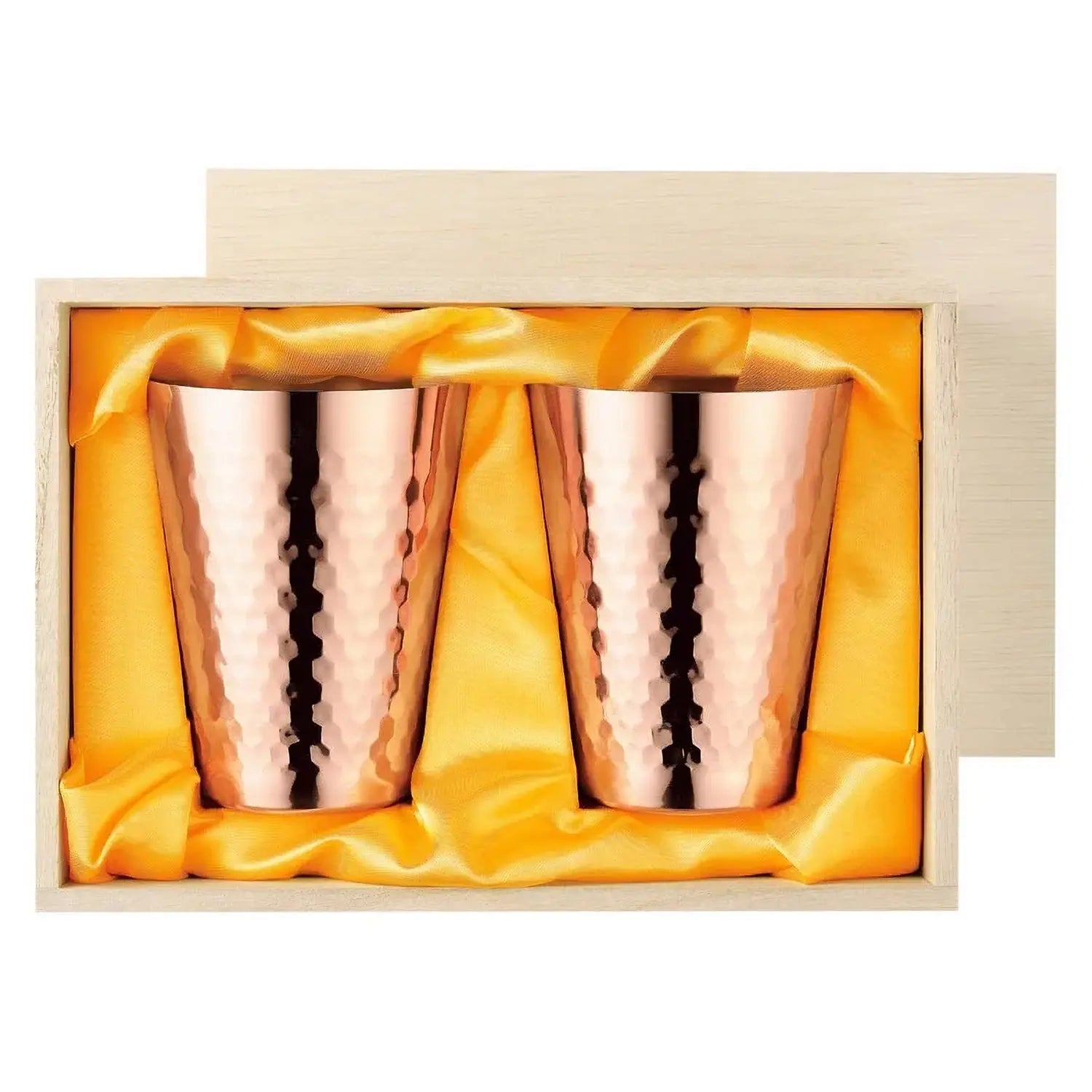 Premium Asahi Copper Tumbler Set of 2 - Insulated Copper Water Bottles for Hot & Cold Drinks - Perfect for Home, Office, Gym & Outdoor Activities