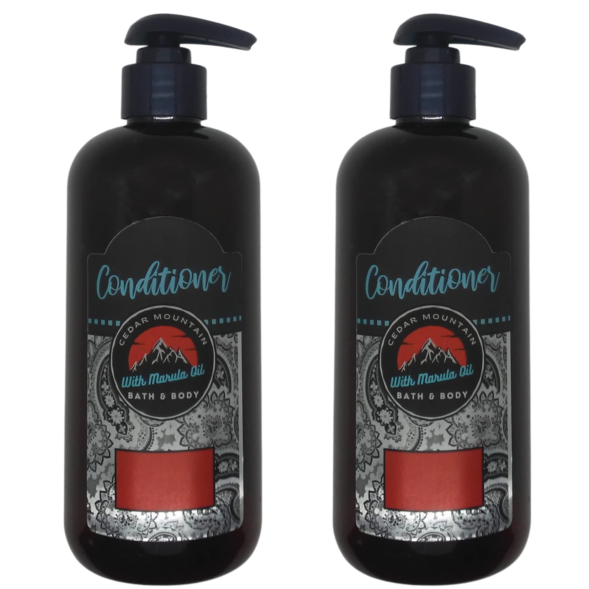 Cedar Mountain Currant & Bamboo Hair Conditioner with Marula Oil - 12 Oz (2 Pack) - Deep Hydration for Dry, Damaged Hair - Perfect for Daily Use & Salon-Quality Results
