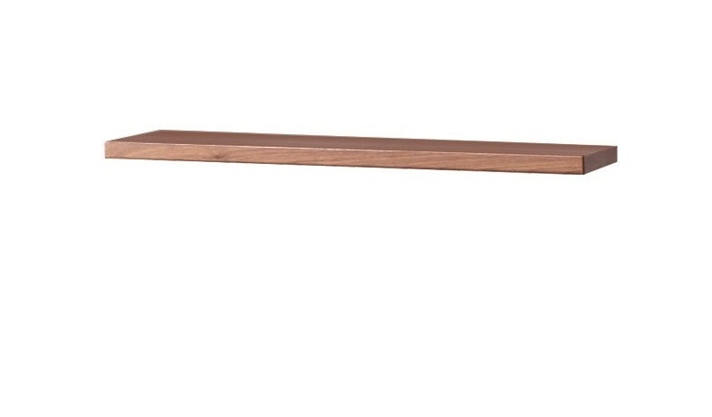 Solid Oak Wood Wall Shelf - Rustic Floating Shelf for Living Room, Bedroom, Kitchen Storage & Decor - Handmade Hanging Wall Rack for Home Organization
