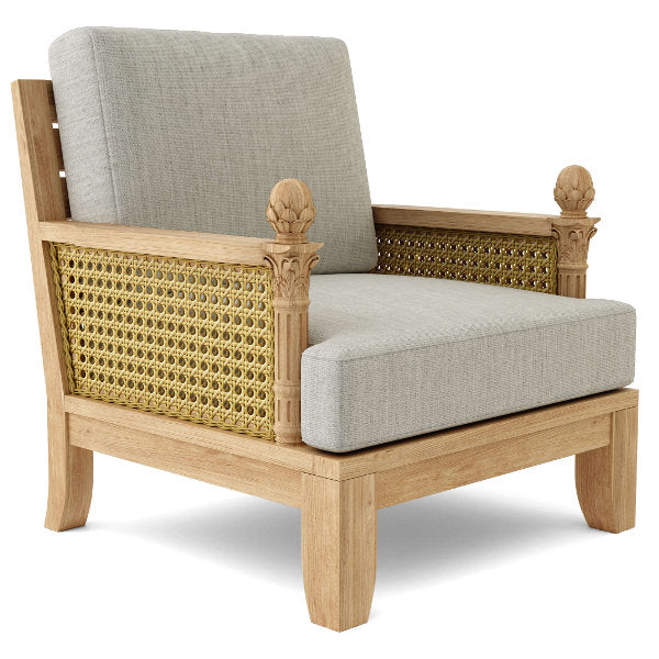 Premium Luxe Deep Seating Armchair - Modern Comfortable Lounge Chair for Living Room, Patio & Outdoor Relaxation - Perfect for Home Decor & Cozy Reading Nook