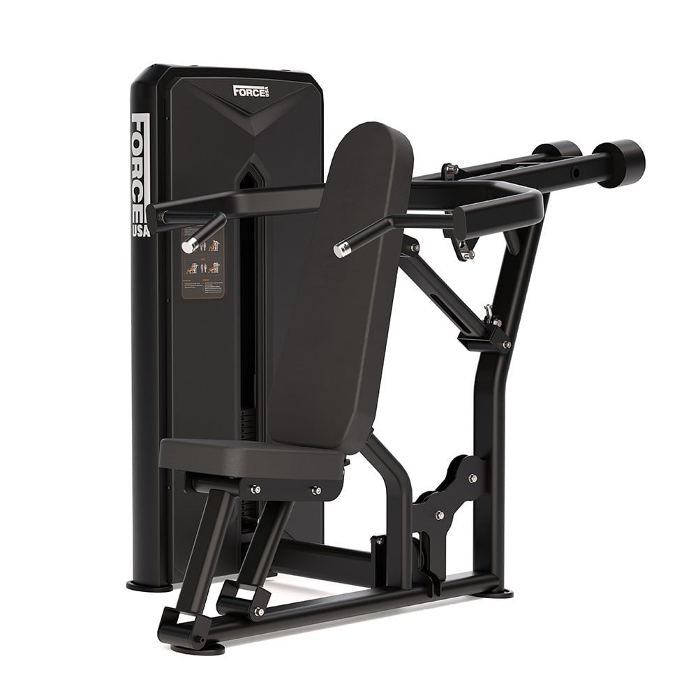 Force USA Solitude Chest & Shoulder Press Machine - Professional Home Gym Equipment for Strength Training & Muscle Building - Perfect for Home Workouts & Personal Fitness