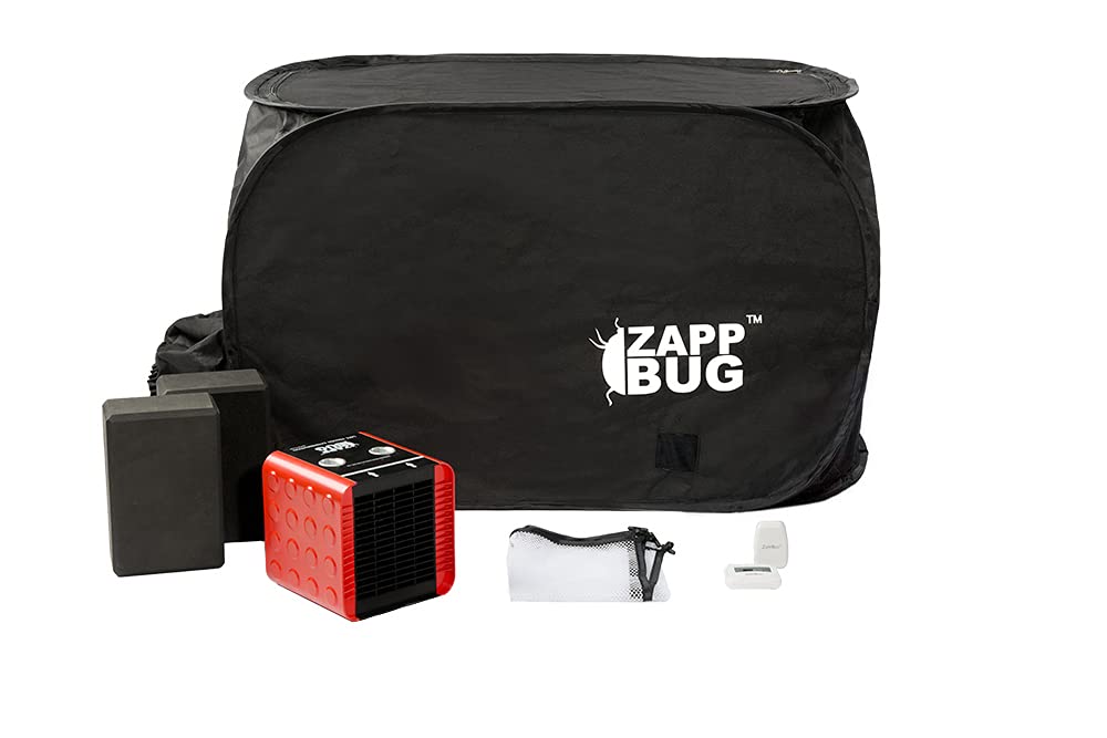 ZappBug Heater Bed Bug Killer - Professional Bed Bug Heat Treatment Equipment | Effectively Eliminate Bed Bugs & Pests with Heat | Perfect for Home, Hotel & Travel Use