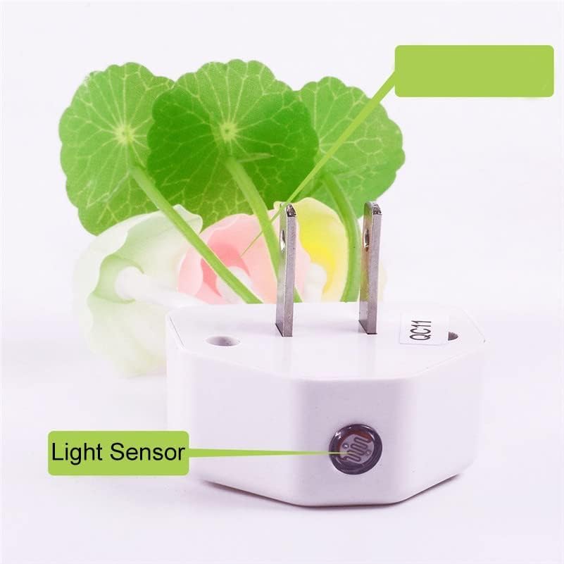 ZEZHOU 2 Pack Color Changing Mushroom Night Light - Plug-in LED Wall Lamp for Kids & Adults, Perfect for Bedroom, Nursery, Kids Room - Cute Birthday Gift & Stocking Stuffer Idea