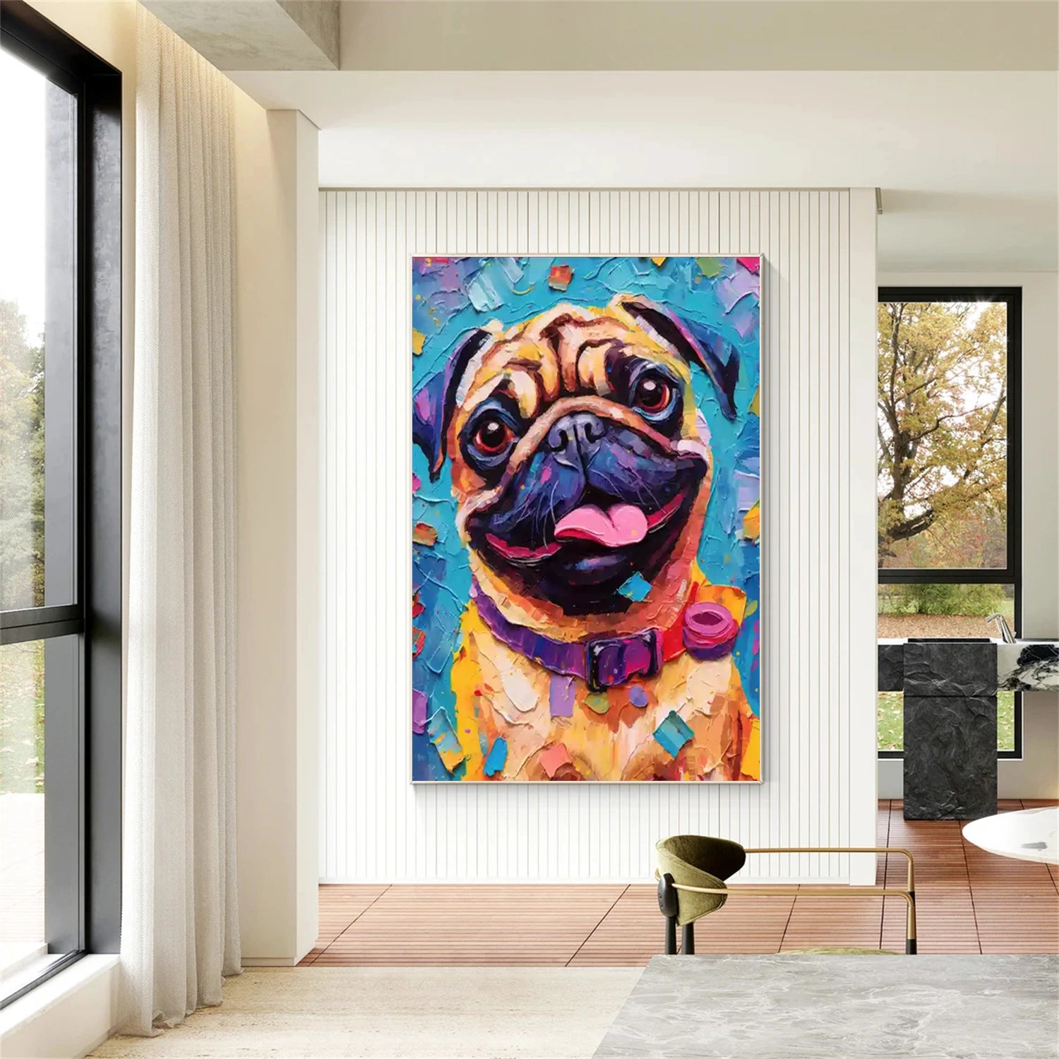 Animal Art Painting #AP151 - Handmade Wildlife Canvas Art for Home & Office Decor | Perfect for Living Room, Bedroom, or Gift