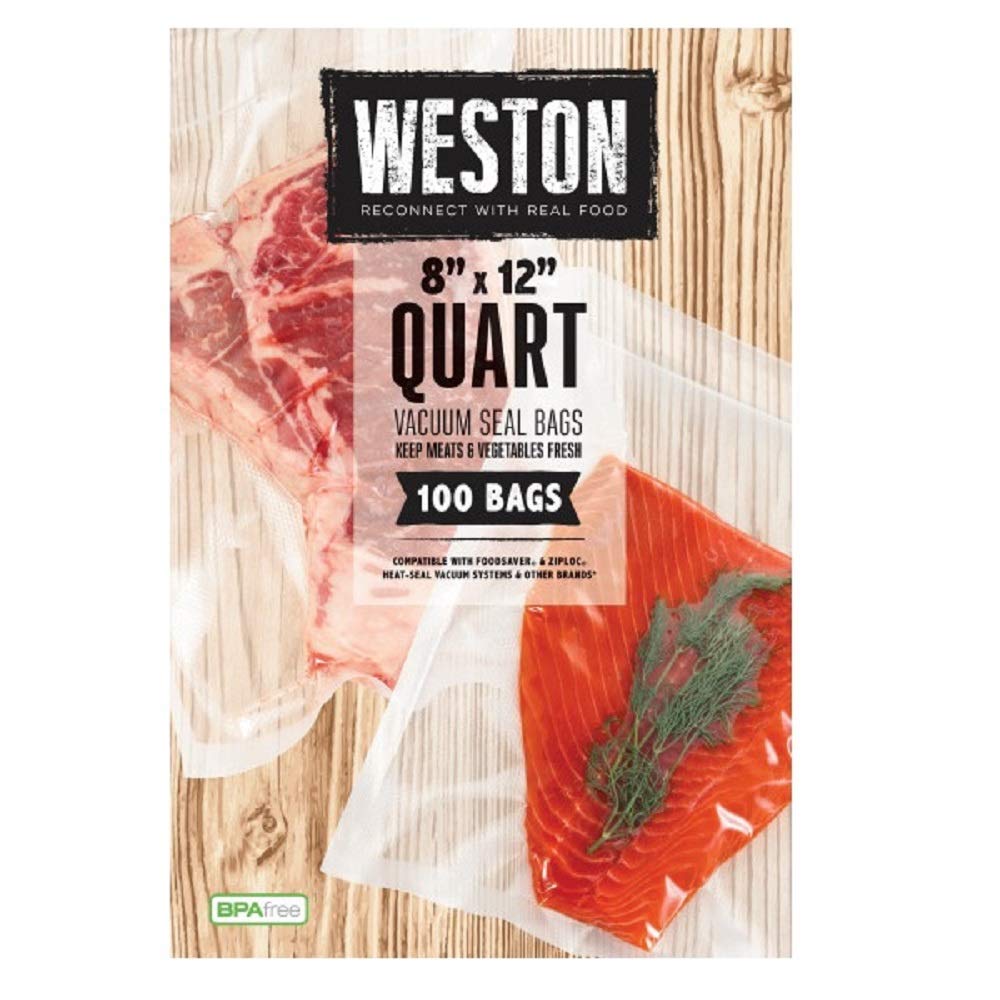 Weston Vacuum Sealer Bags - 100 Count, 8