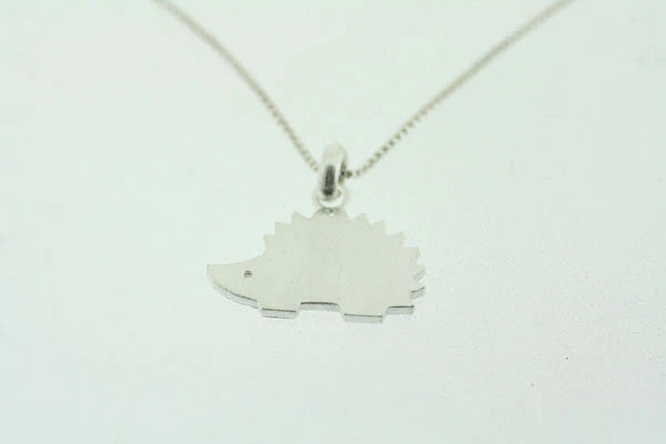 Little Hedgehog Necklace - Sterling Silver Pendant for Women & Girls - Perfect Gift for Animal Lovers & Nature Enthusiasts
