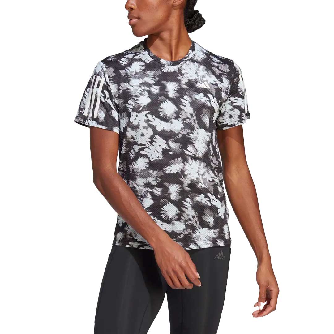 Adidas Women's Own The Run Summer Cooler T-Shirt HR9966 - Lightweight Running Top for Jogging, Gym & Outdoor Workouts