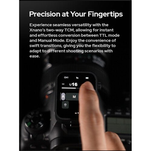 Godox X3 O TTL Wireless Flash Trigger with Touchscreen for Olympus & Panasonic Cameras - Perfect for Studio Photography & On-Location Shoots