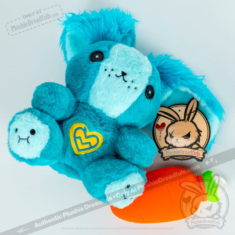 Plushie Dreadfuls PCOS Awareness Rabbit - Soft Stuffed Animal Toy for Women & Girls | Comfort Gift for PCOS Support, Anxiety Relief & Cuddling