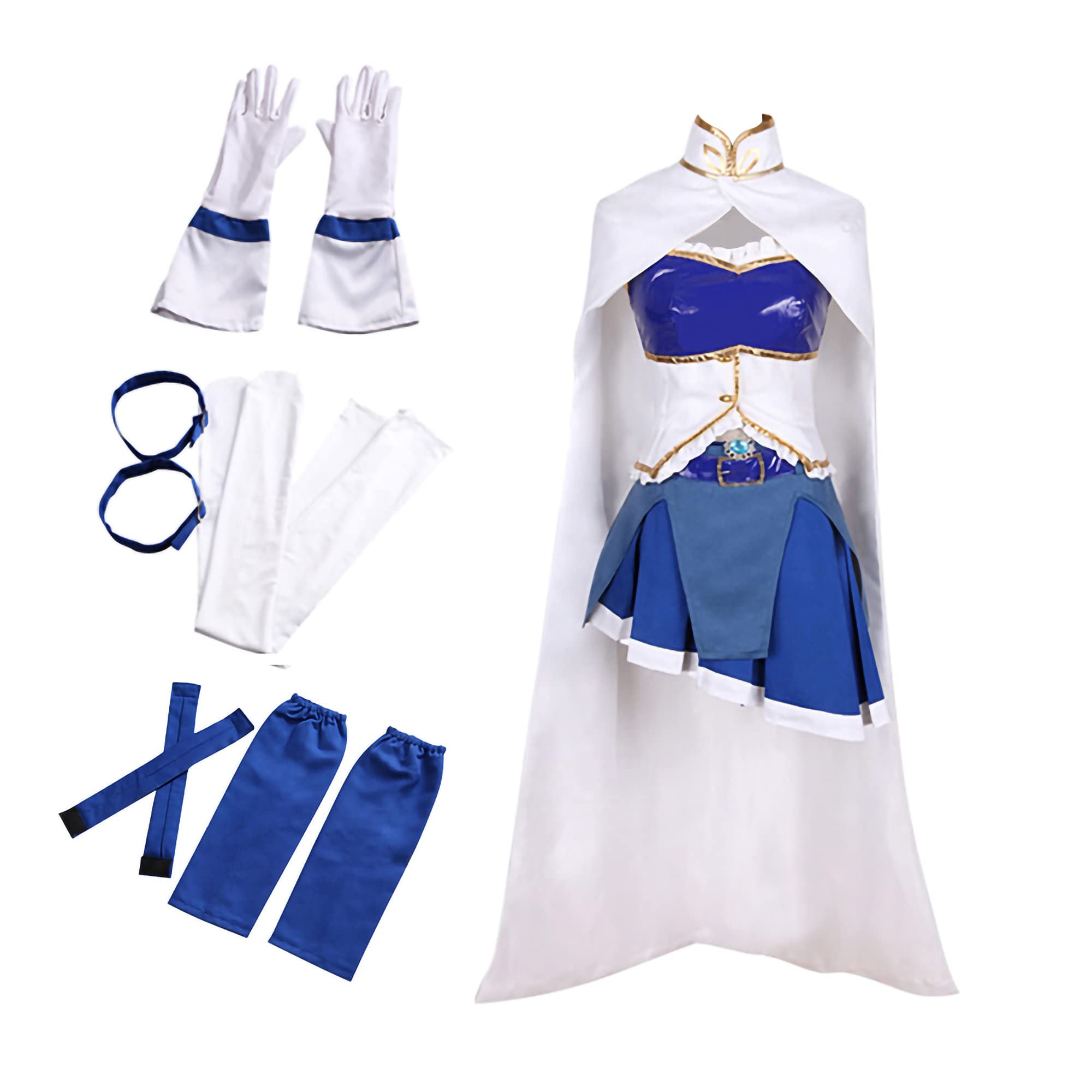 Puella Magi Madoka Magica Sayaka Miki Cosplay Costume Full Set - Anime Character Play Outfit for Women & Girls | Perfect for Halloween, Conventions & Cosplay Events
