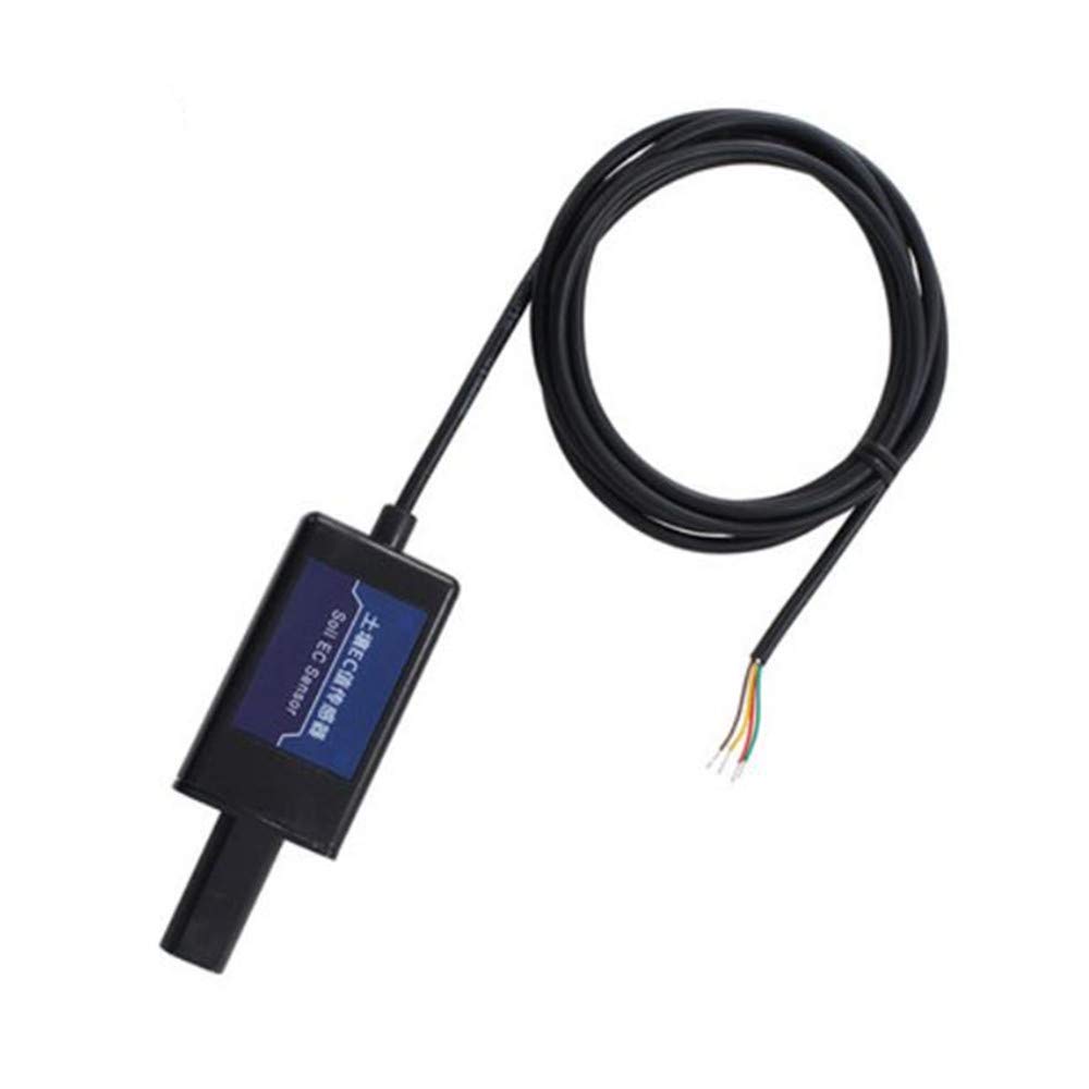 Taidacent RS485 Soil EC Sensor Probe - 4-20mA/0-5V/10V Analog Output for Agricultural Greenhouse Monitoring | Electrical Conductivity Meter for Hydroponics, Smart Farming & Precision Agriculture