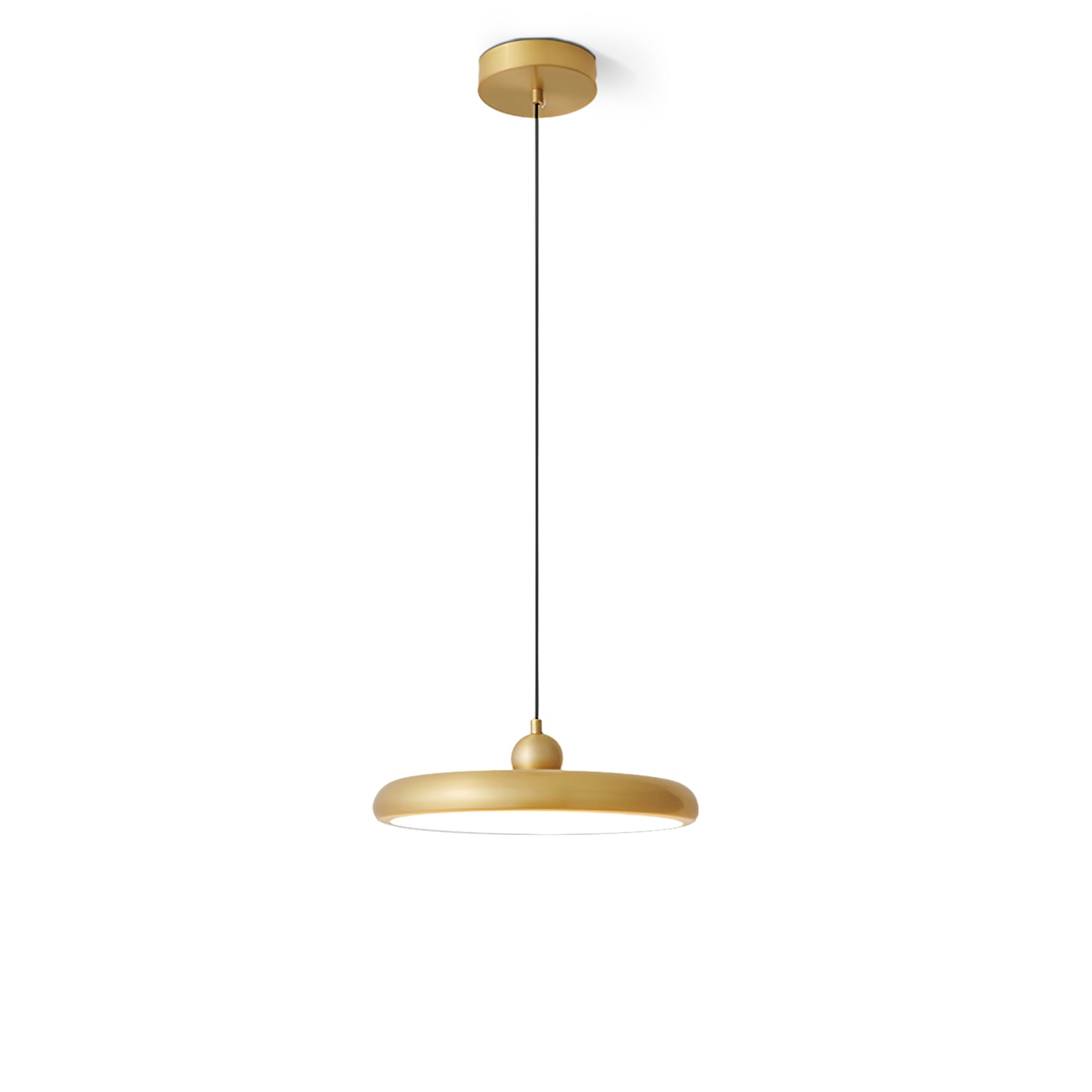 Ruilu Modern Pendant Light - Elegant Hanging Lamp for Dining Room, Kitchen Island, Bedroom & Living Room Decor - Adjustable Height & Dimmable Lighting