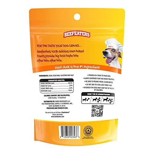Premium Duck Jerky Dog Treats 8oz - All-Natural, Grain-Free, High Protein & Low Fat | Made with Real Duck as #1 Ingredient | No Corn, Wheat, Soy or Gluten | Perfect Training Treats for Small, Medium & Large Dogs | Great for Obedience Training, Reward Snacks & Outdoor Adventures