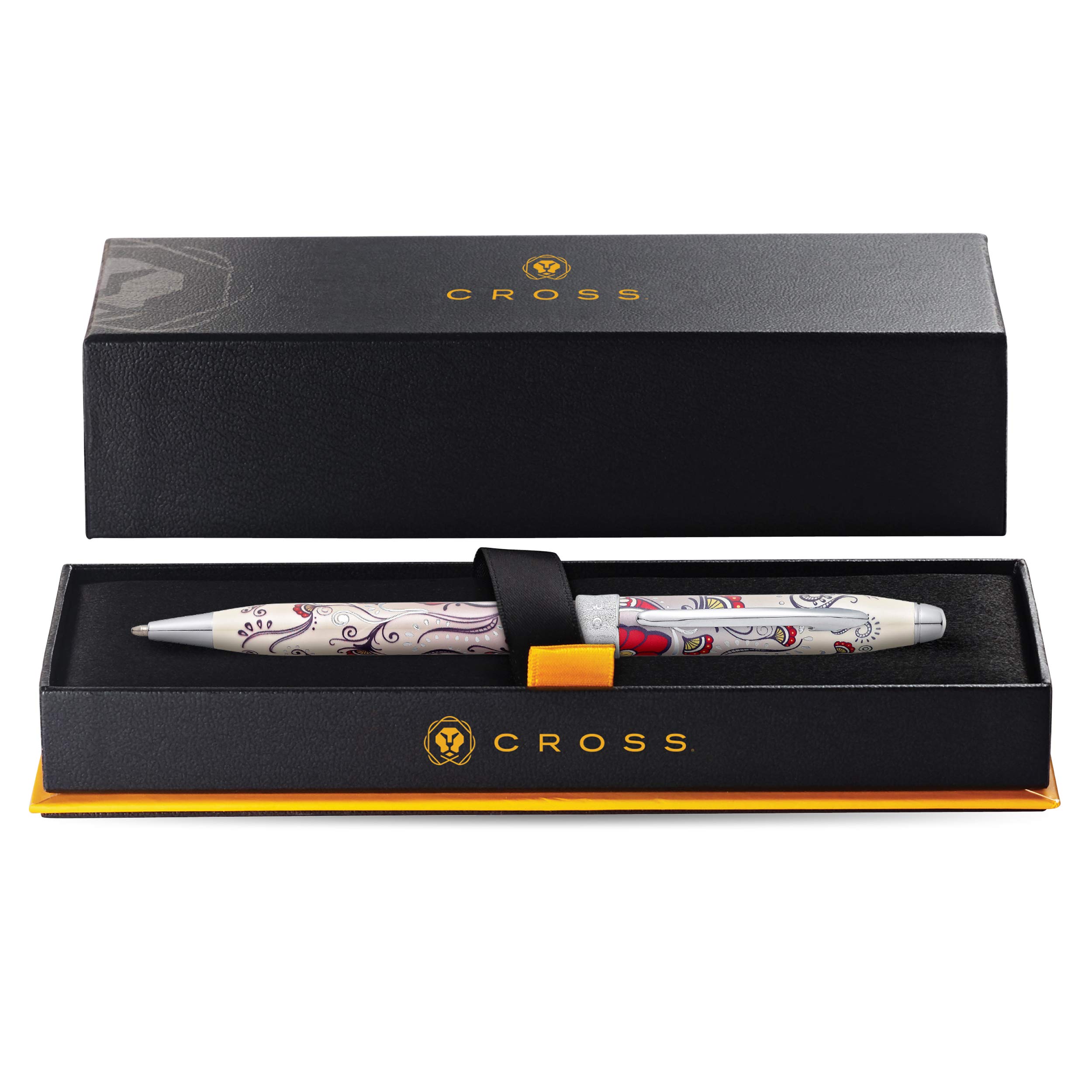 Premium Refillable Ballpoint Pen - Medium Point, Elegant Red Hummingbird Vine Design with Gift Box | Perfect for Office, School, Journaling & Thoughtful Gifts