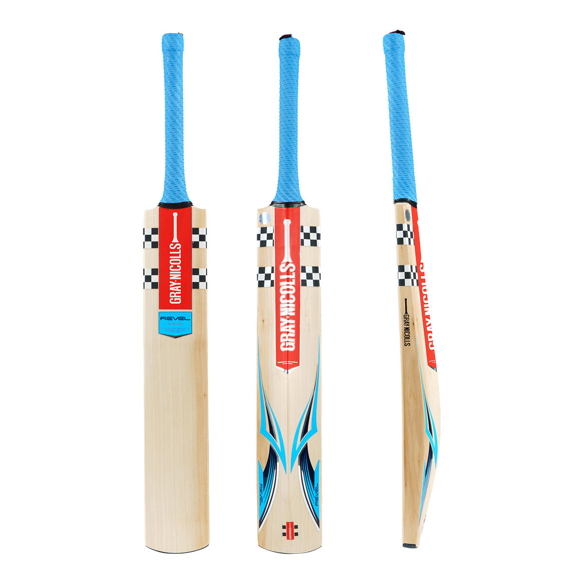 Gray Nicolls Revel 5 Star Cricket Bat - Premium English Willow Bat for Professional Players - Perfect for Matches, Training & Competitive Cricket Games