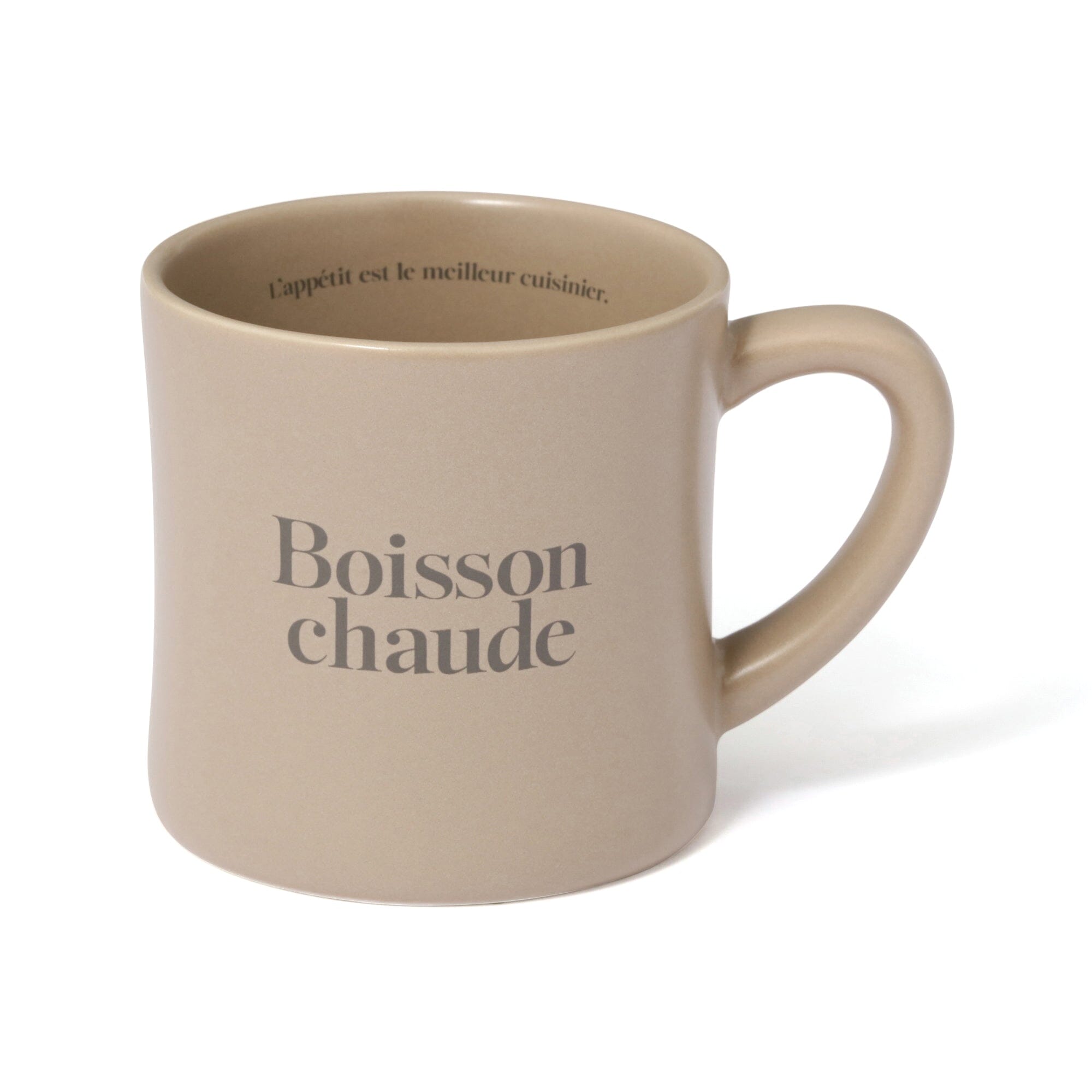 Premium Le Cafe Coffee Set - Brown Ceramic Mug & Saucer for Home, Office, or Gift - Perfect for Espresso, Latte & Tea Lovers