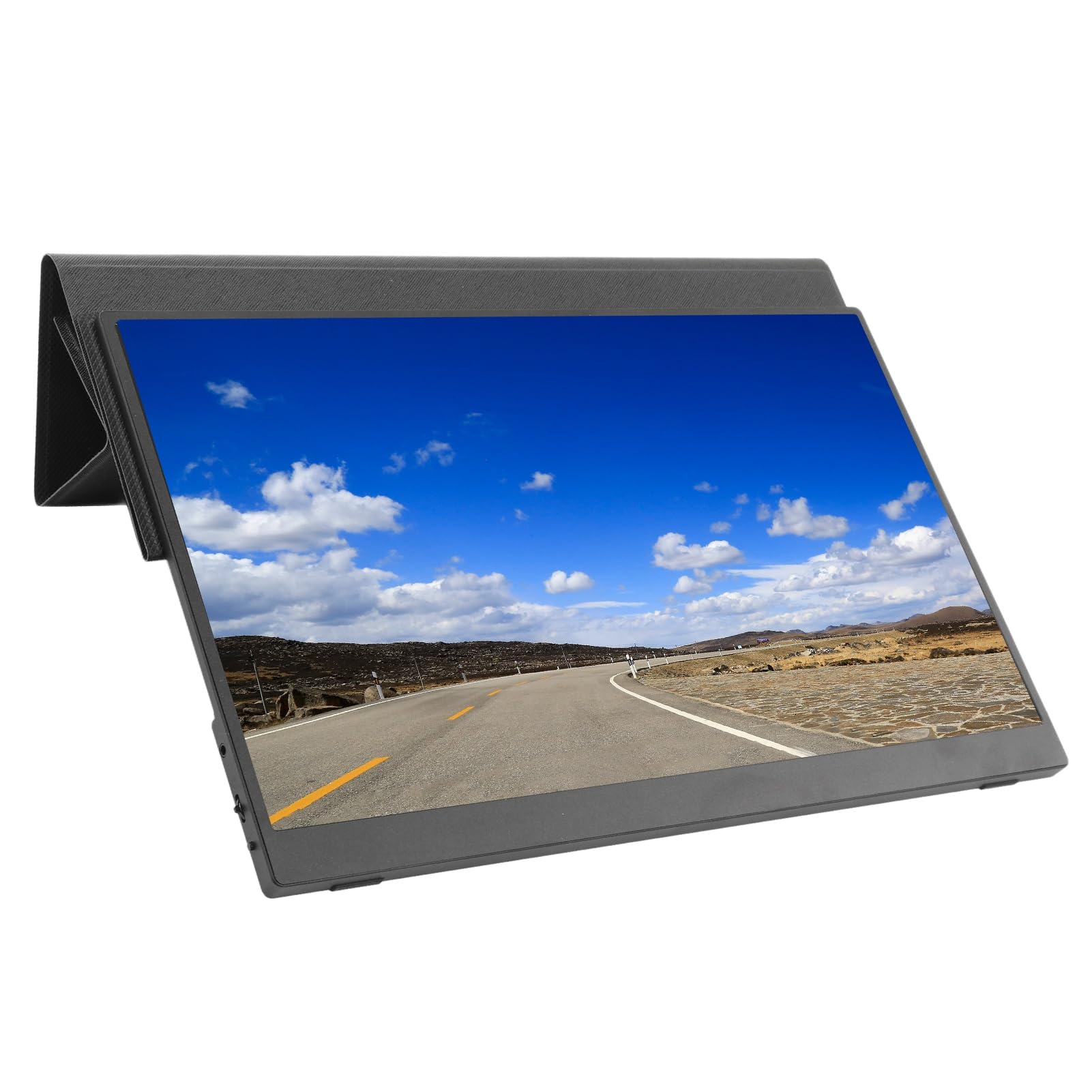 17.3 Inch USB-C Portable Monitor for Laptop & Phone - Slim Full HD IPS Screen, Plug & Play, Travel Monitor for Work, Gaming, and Entertainment