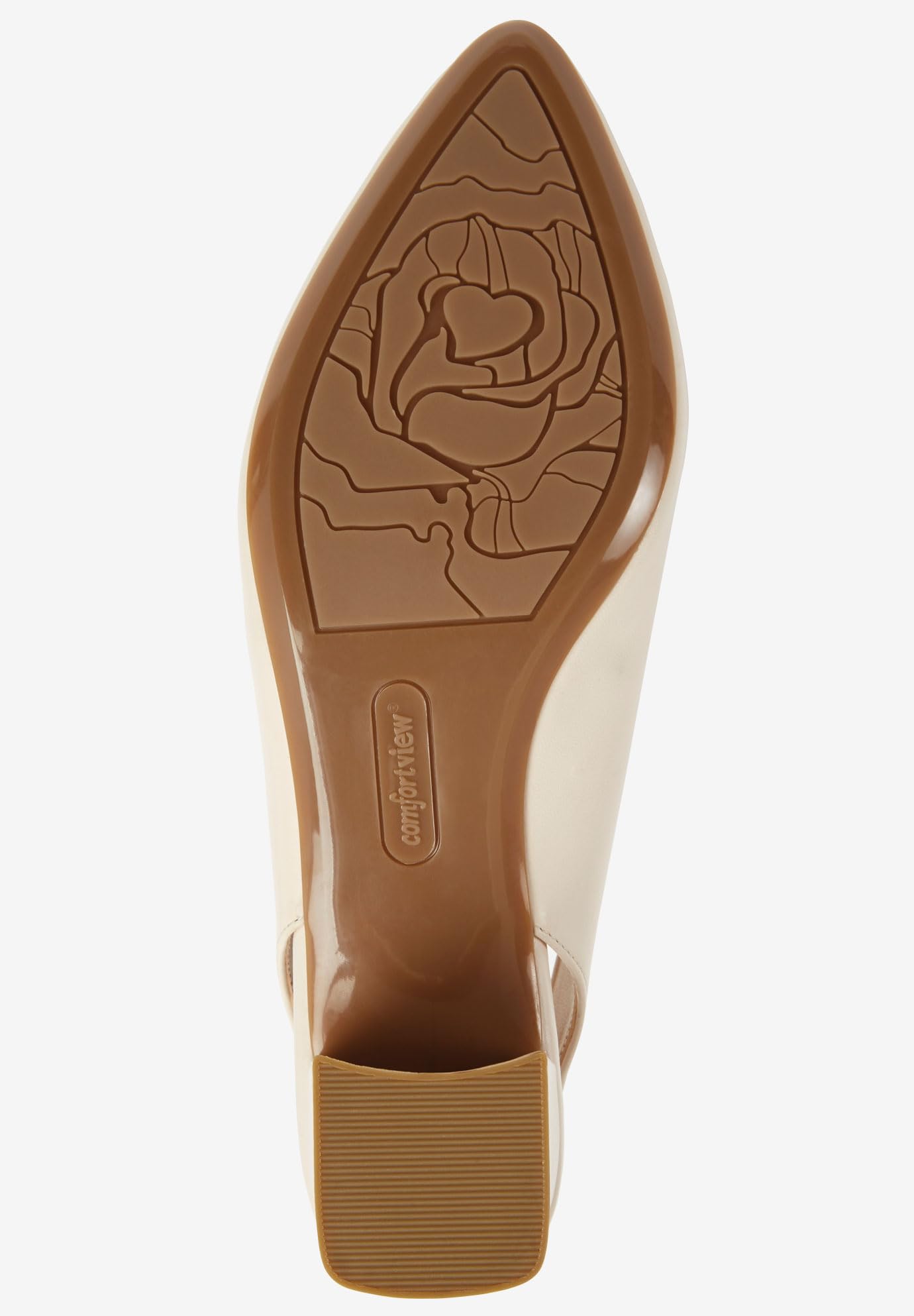 Comfortview Women's Wide Width MEA Slingback Shoes - Comfortable & Stylish Heels for Work, Party & Special Occasions