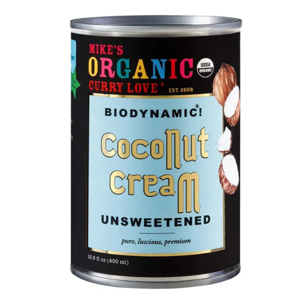 Organic Coconut Cream by Mike's - Premium Dairy-Free Cooking & Baking Ingredient for Smoothies, Curries & Desserts