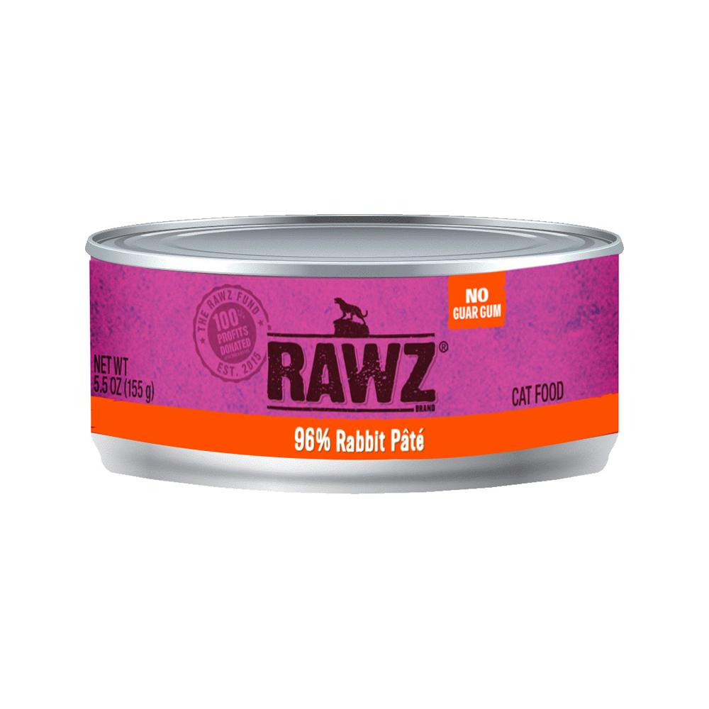 Premium 96% Rabbit Pate Wet Cat Food - Grain-Free, High-Protein Canned Cat Food for All Life Stages | Perfect for Picky Eaters & Sensitive Stomachs | Indoor & Outdoor Cats