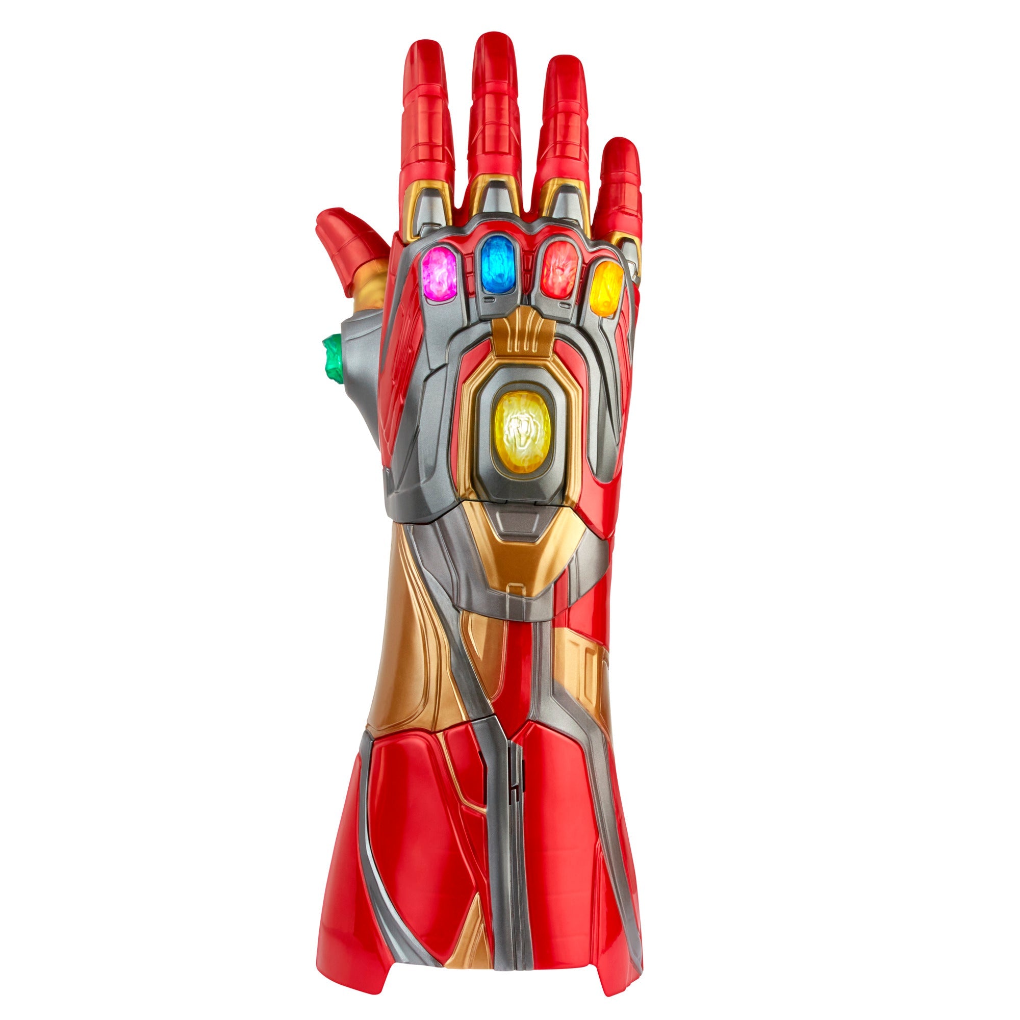 Marvel Legends Series Iron Man Nano Gauntlet - Articulated Electronic Fist with LED Lights | Collectible Action Figure for Marvel Fans, Cosplay & Display