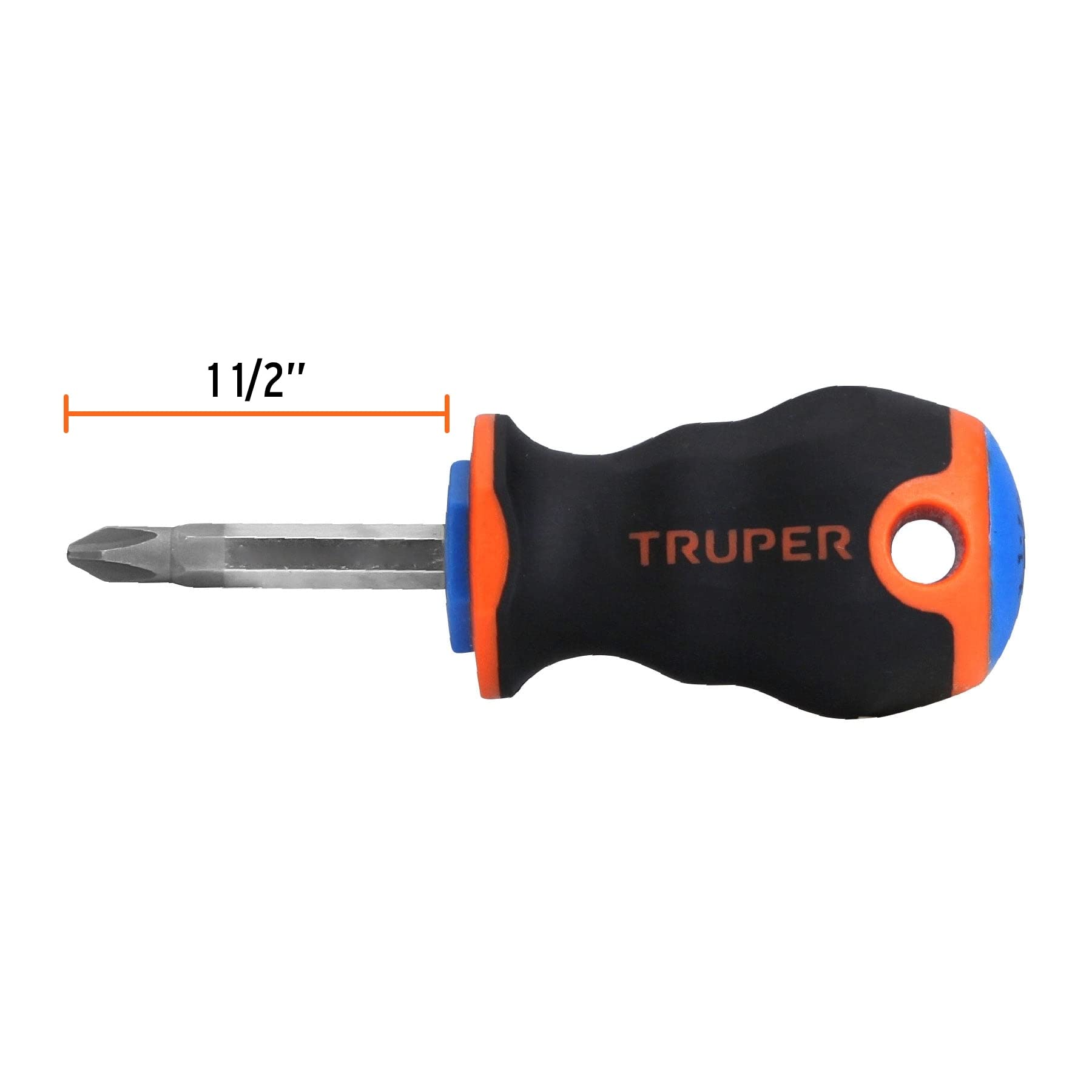 Phillips #2 Screwdriver with Comfort Grip Handle - 1.5 Inch Tip for Home Repair, Electronics & DIY Projects