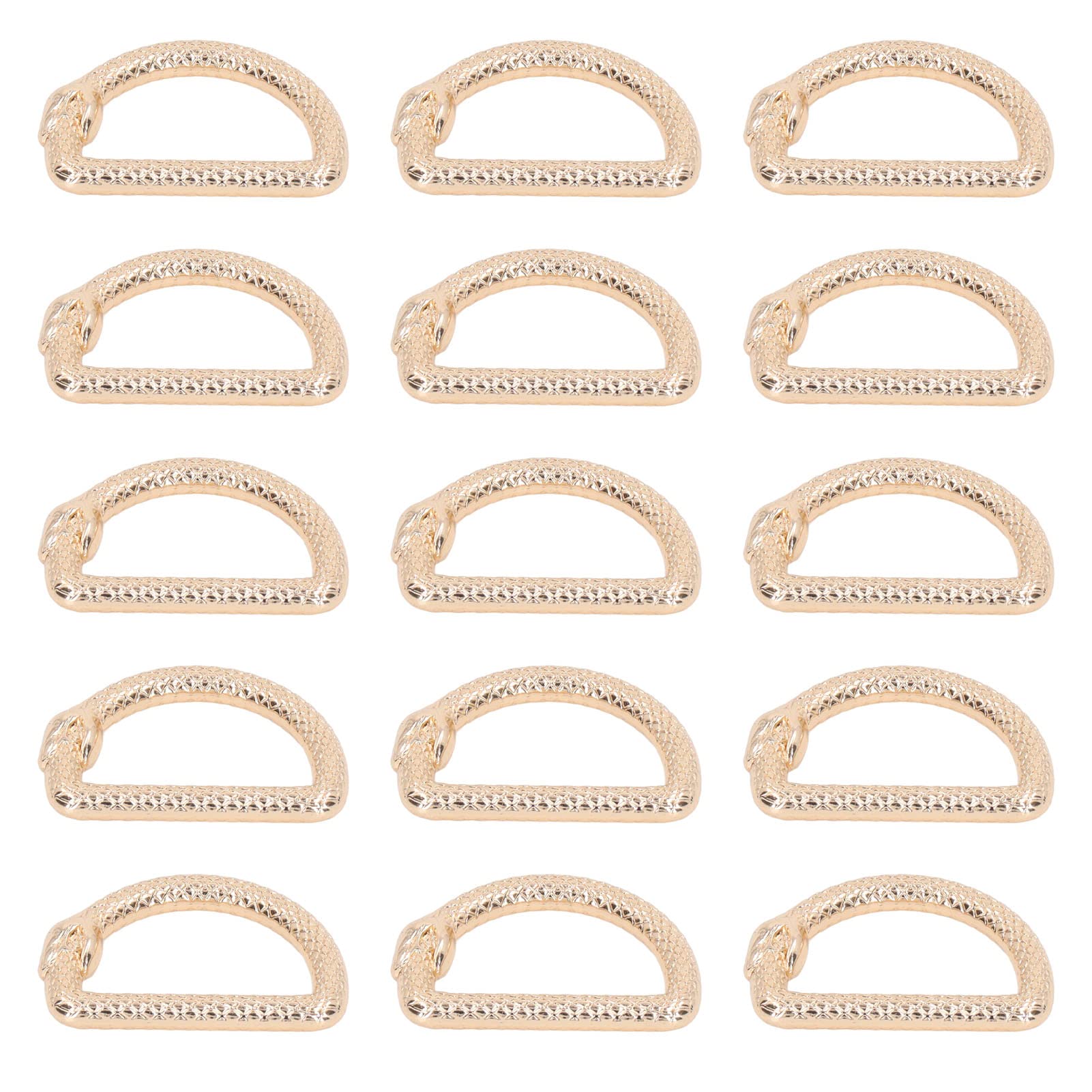 D Rings Buckle - Heavy Duty Durable Metal D Rings for Backpacks, Luggage, Handbags & Straps - Perfect for Travel, Hiking & Outdoor Gear Accessories