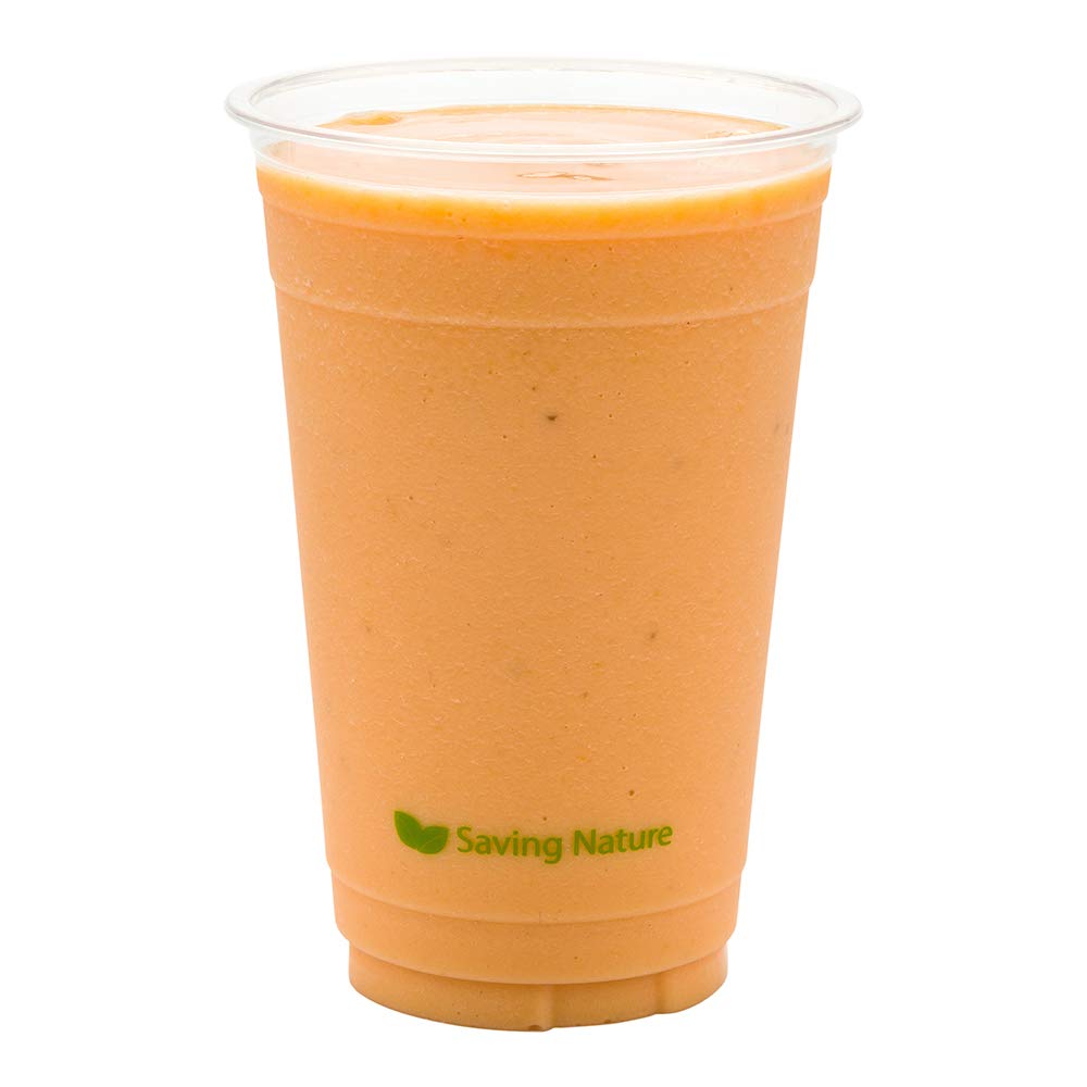 Eco-Friendly 20oz Clear PLA Plastic Cold Cups - 1000 Pack Disposable Drinking Cups for Water, Soda & Juice | Zero Waste Restaurantware | Perfect for Parties, Events & Catering | Lids Sold Separately