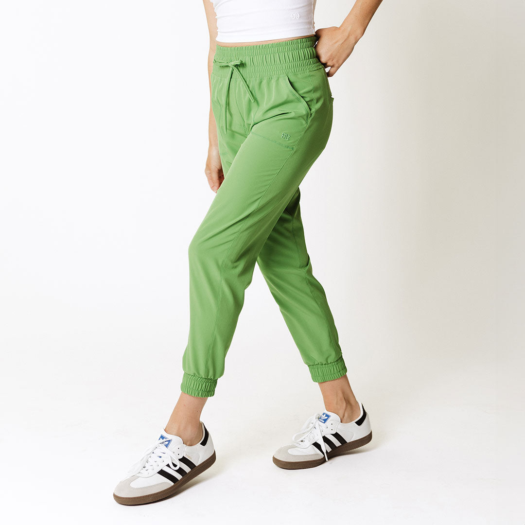Men's Comfortable Destination Joggers in Tennis Green - Perfect for Running, Gym Workouts & Casual Wear