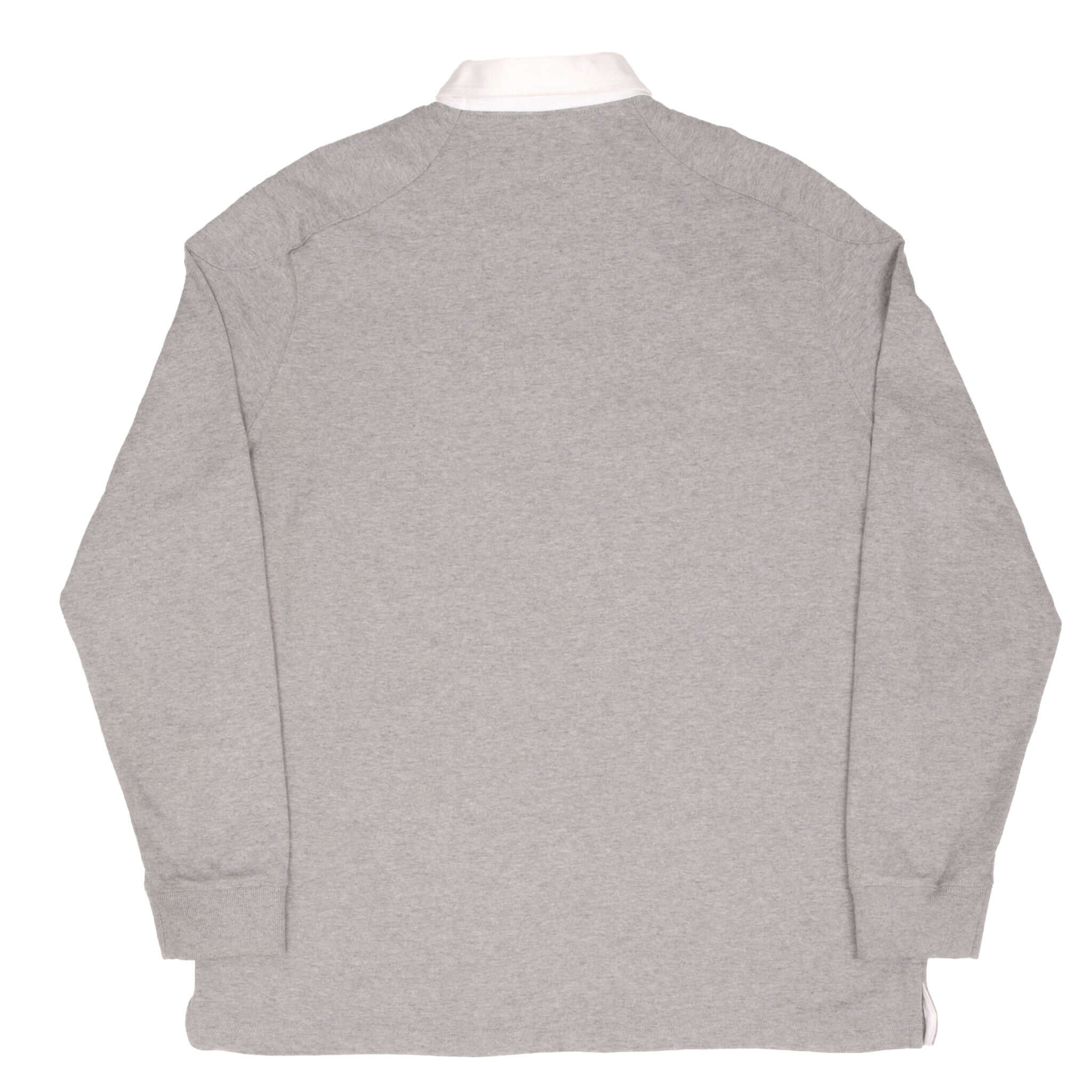 Ralph Lauren Men's Grey Rugby Polo Shirt - Size XL - Classic Casual Wear for Golf, Work & Everyday Outfits