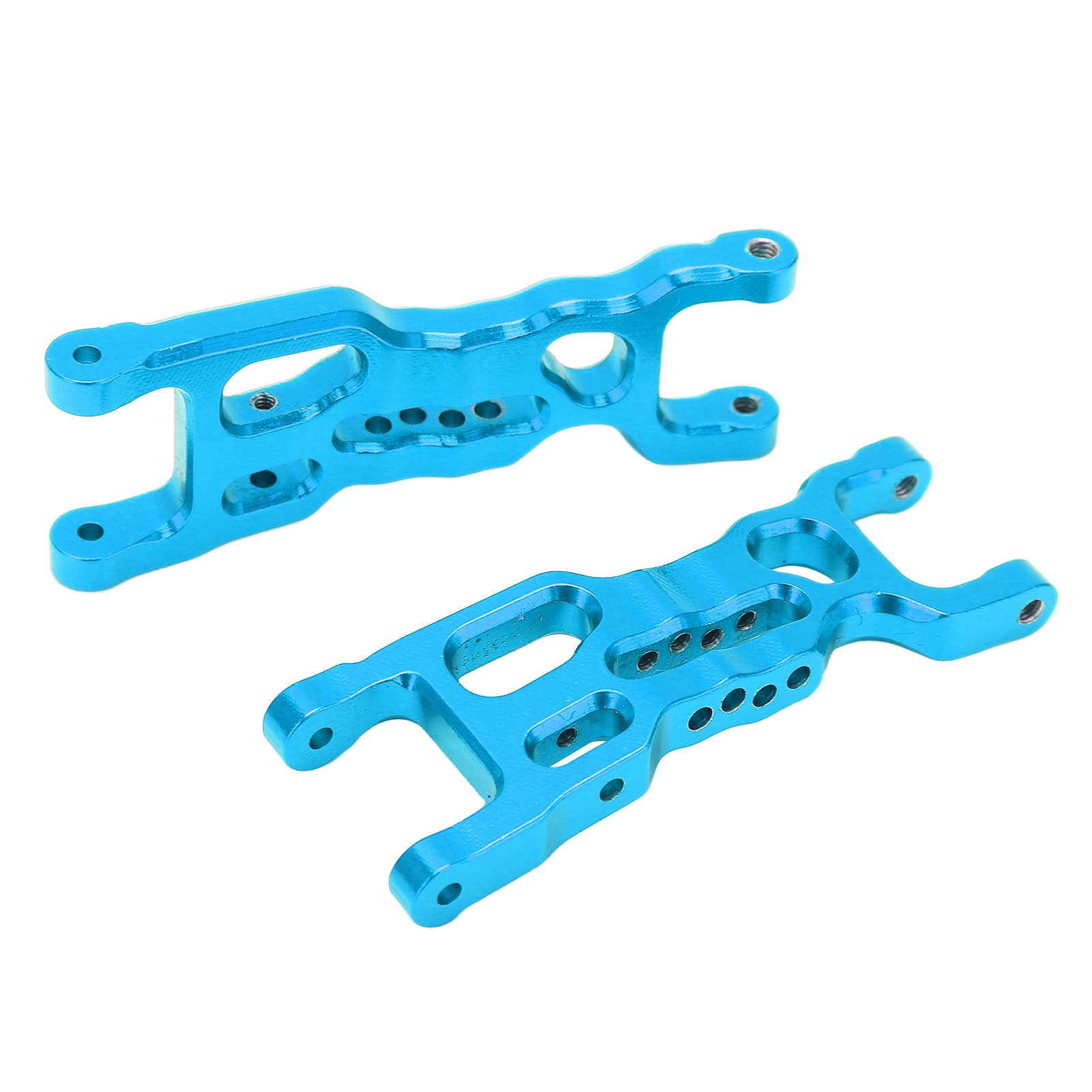 SPYMINNPOO 2PCS RC Aluminum Alloy Front Lower Suspension Arms for Losi Mini-T 2.0 2WD 1/18 RC Stadium Truck - Upgrade Replacement Parts for Off-Road Racing, Bashing & Drifting