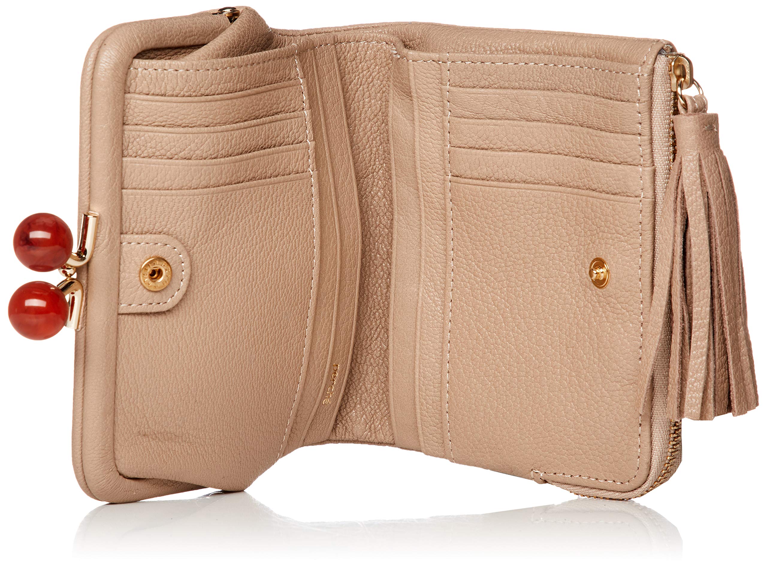 Perche Women's Acrylic Beaded Bifold Wallet - Stylish & Durable Clutch Purse for Everyday Use, Parties & Gift Giving