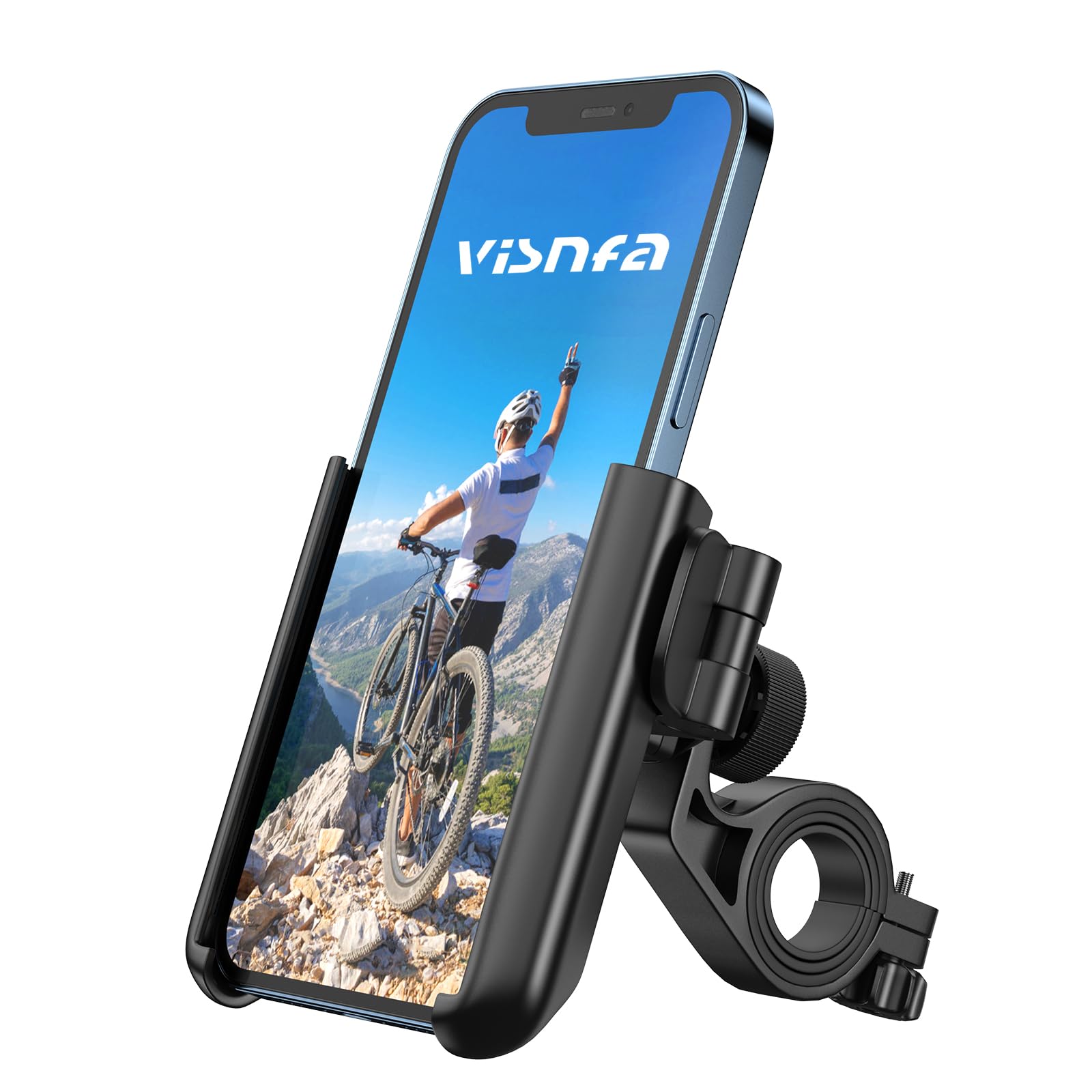 360° Rotatable Bike Phone Mount for Smartphones 3.5-7