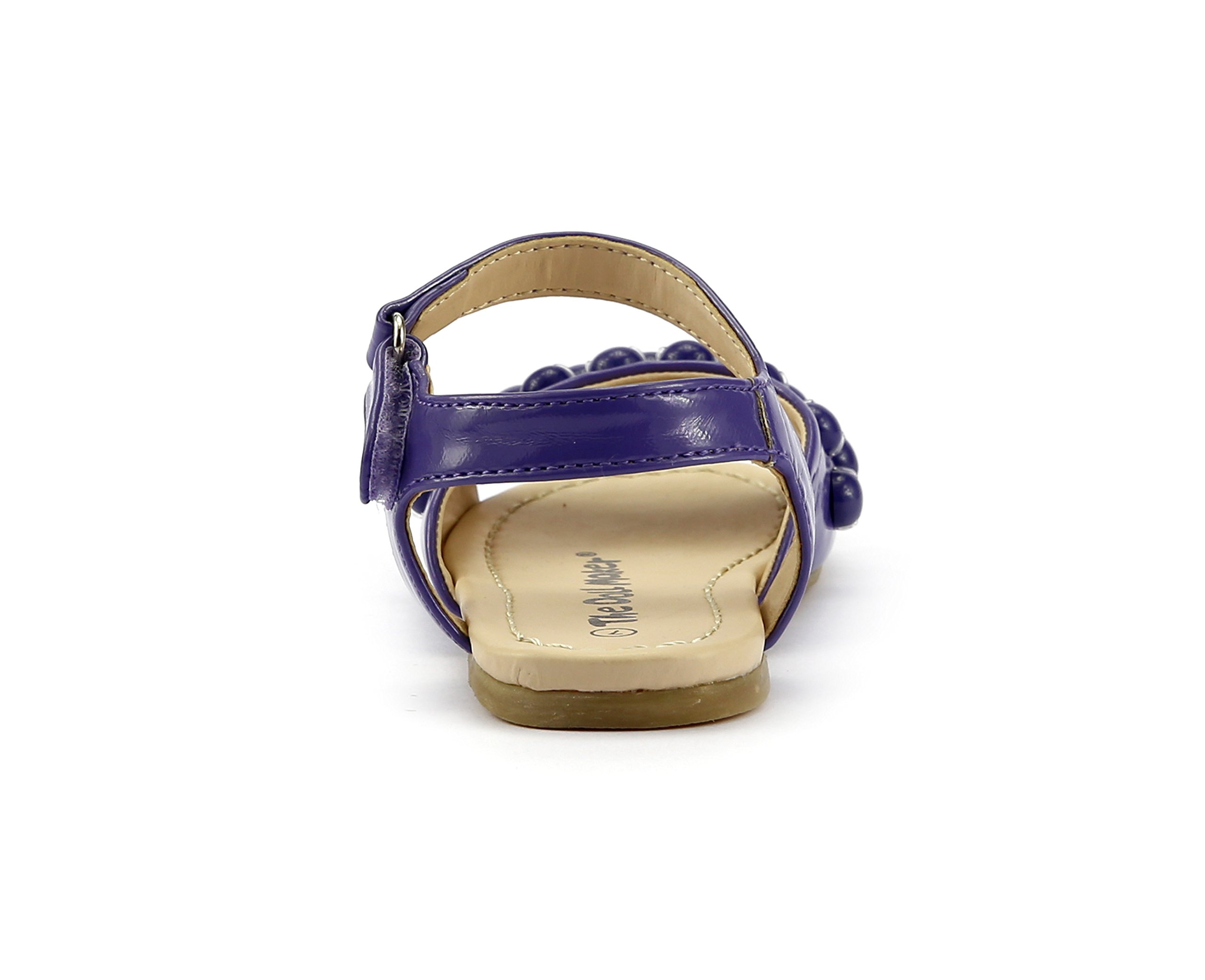 The Doll Maker Ball Peep-Toe Sandals for Women - Comfortable Summer Open-Toe Shoes with Cute Bow Design - Perfect for Beach, Parties & Casual Outfits
