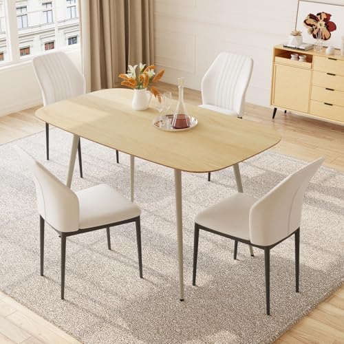 Cat Scratch Table + 4 White Chairs