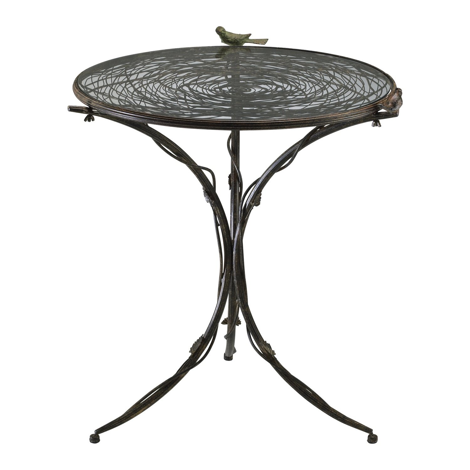 Cyan Design Bird Bistro Tables - Outdoor Garden Dining Set for Patio, Balcony & Backyard Decor | Elegant Small Bistro Table with Bird Motif for Coffee, Tea & Al Fresco Dining