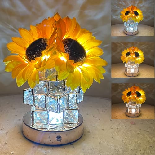 Crystal Magic Cube Sunflower