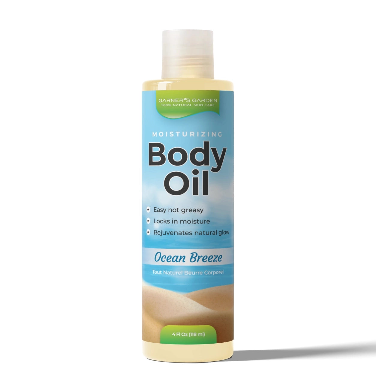 Natural Body Oil with Organic Ingredients | Hydrating & Nourishing for Dry Skin | Perfect for Massage, Aromatherapy & Daily Moisturizing