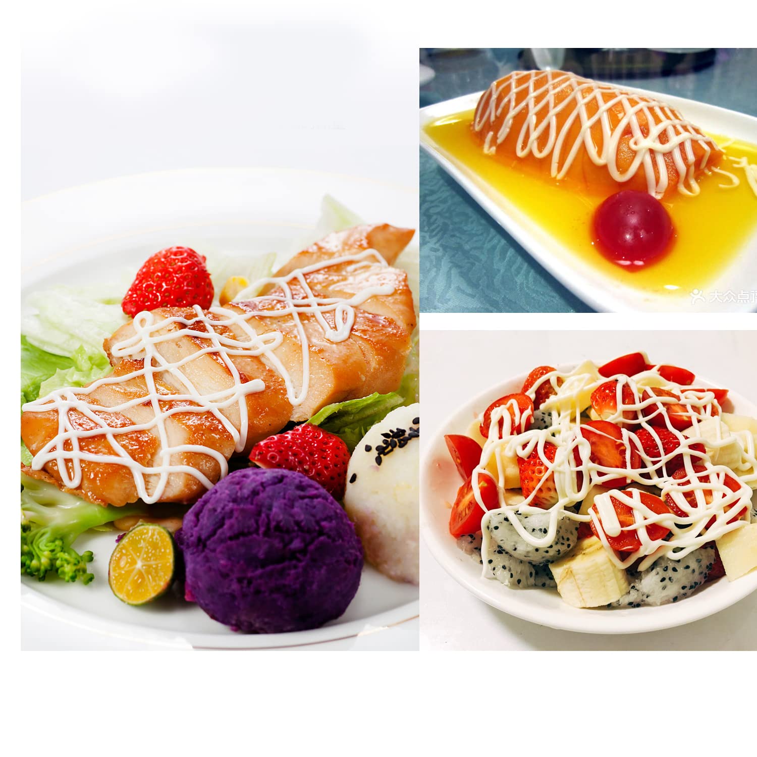 2-Pack Condiment Squeeze Bottles with Lid - Perfect for Sauces, Salad Dressing & Baking Icing