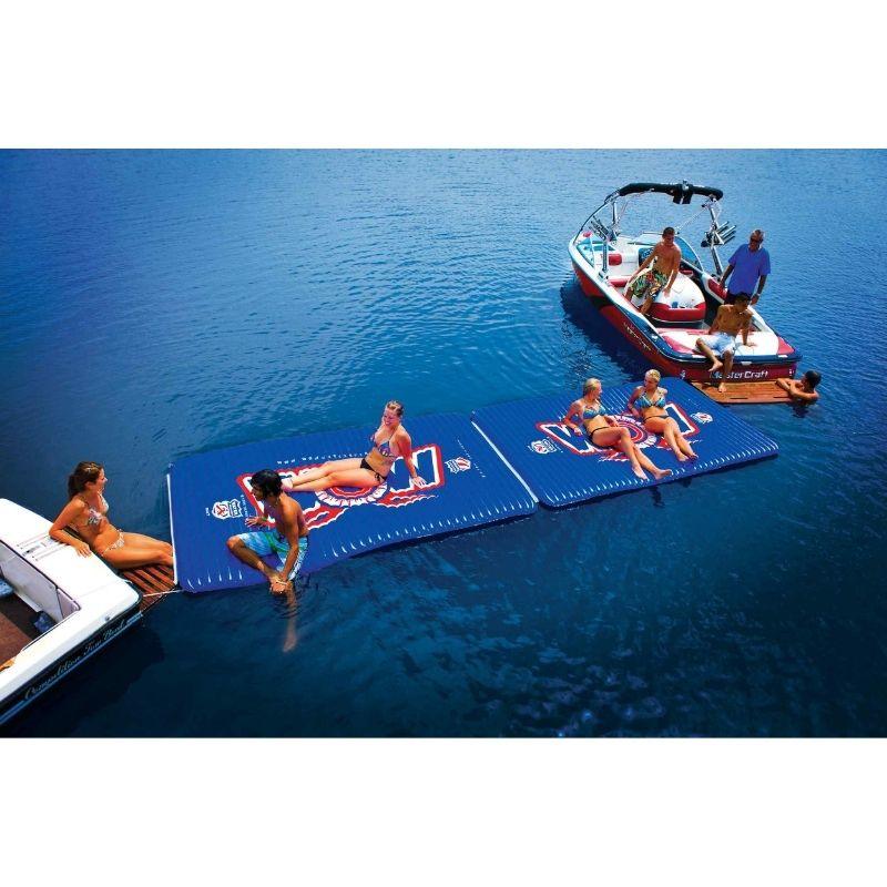 Inflatable Floating Water Walkway - Durable & Portable Pool Mat for Lakes, Pools & Beaches - Perfect for Water Games, Relaxation & Backyard Fun