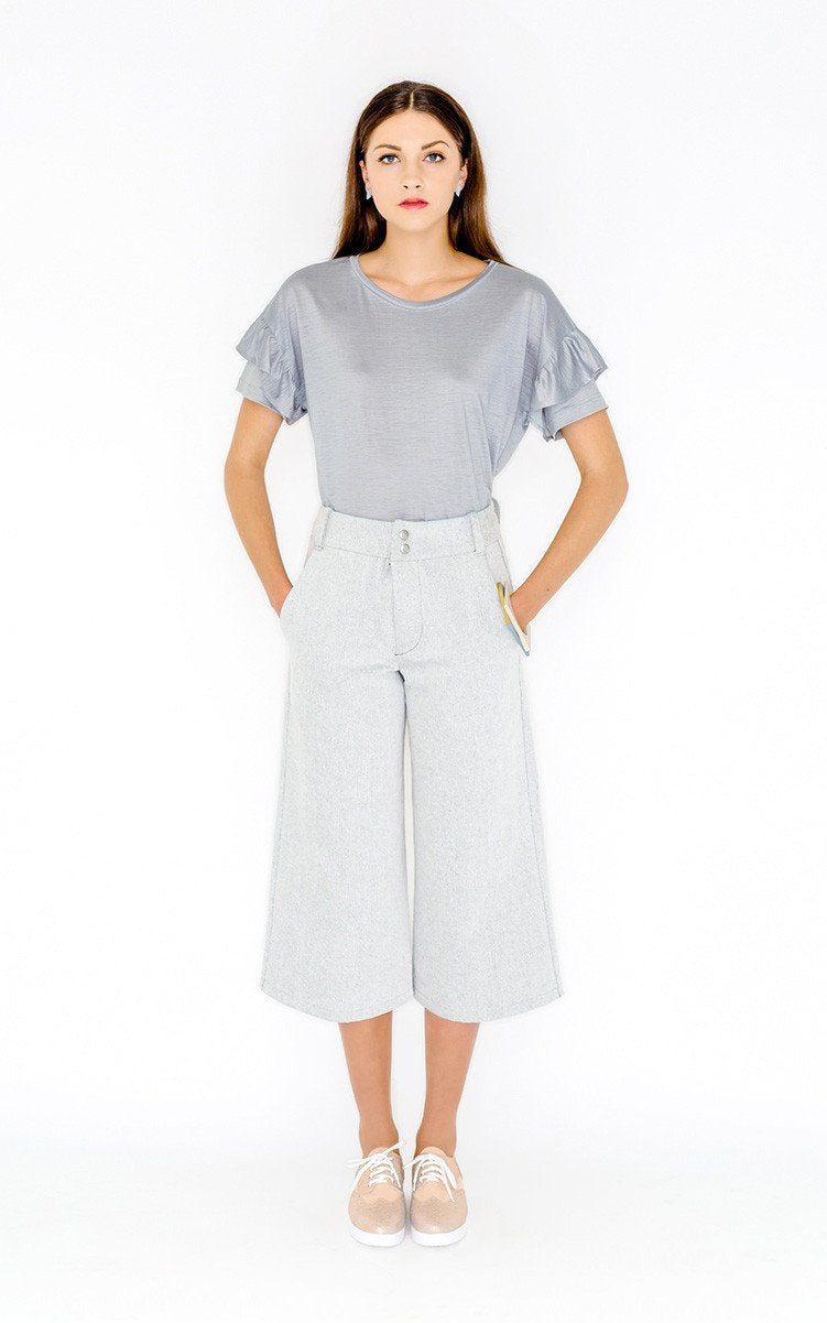 Papercut Patterns Strata Pants - Women's High Waist Wide Leg Trousers | Fashionable & Comfortable | Perfect for Work, Office Wear & Casual Outfits
