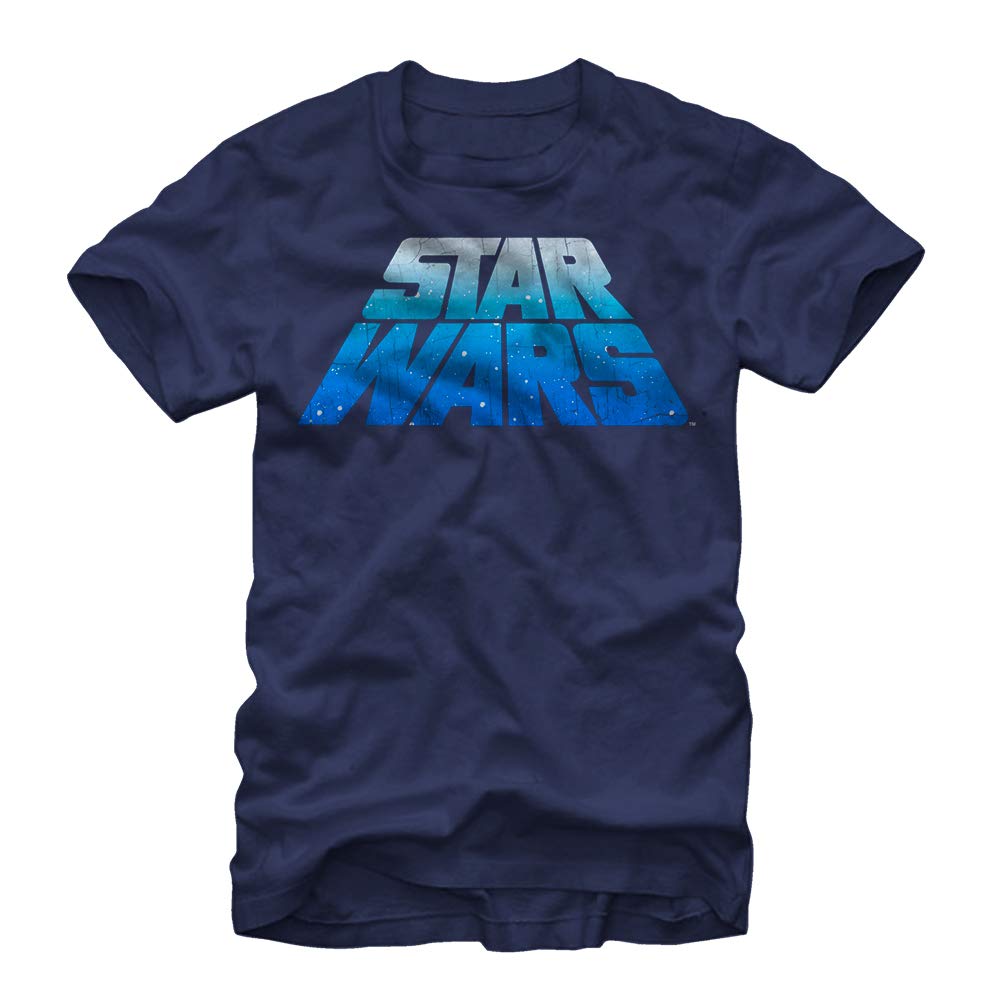 Men's Star Wars Space Logo Graphic T-Shirt - Cool Sci-Fi Movie Tee for Casual Wear & Gifts